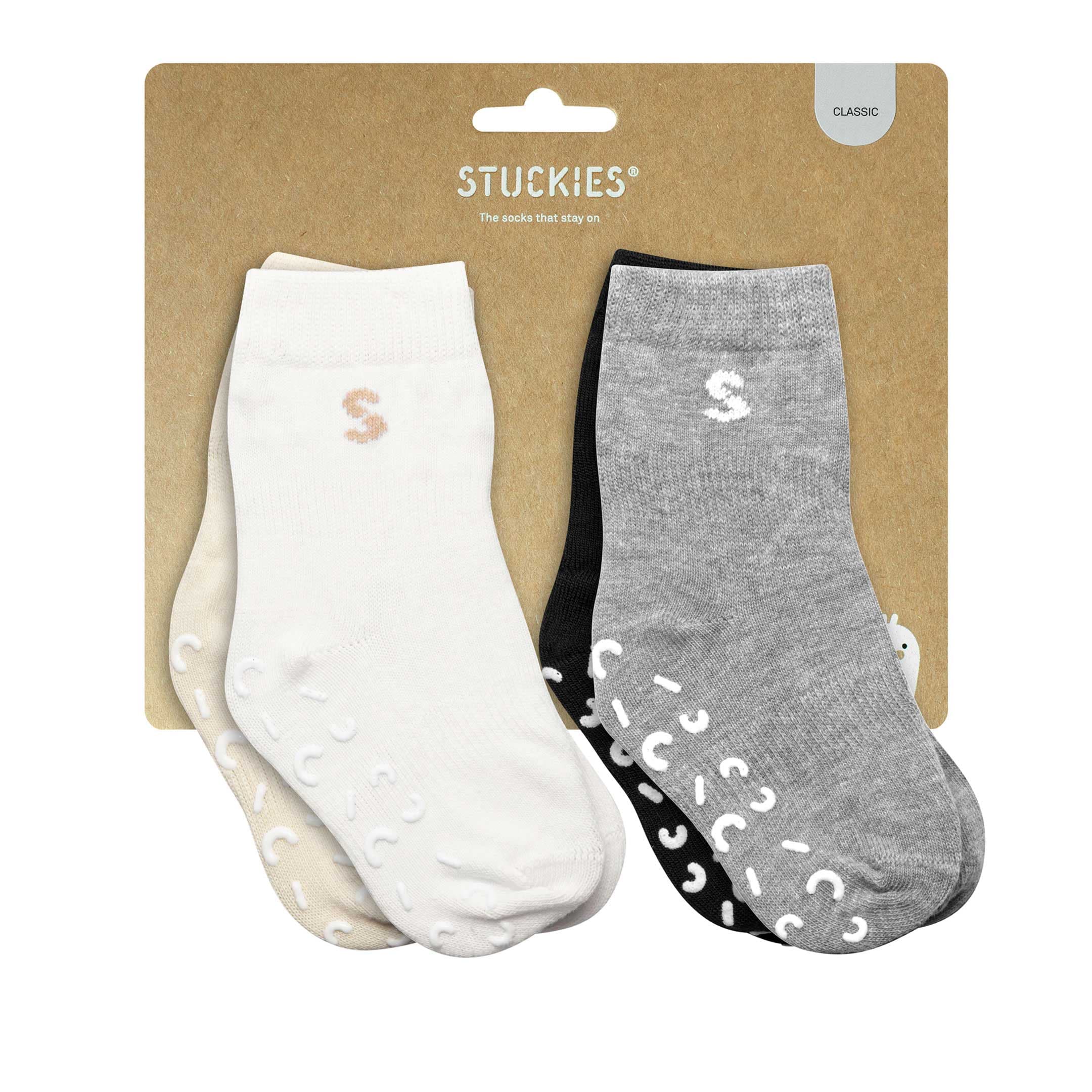 Stuckies Classic 25/27 3-4 år 4-pack
