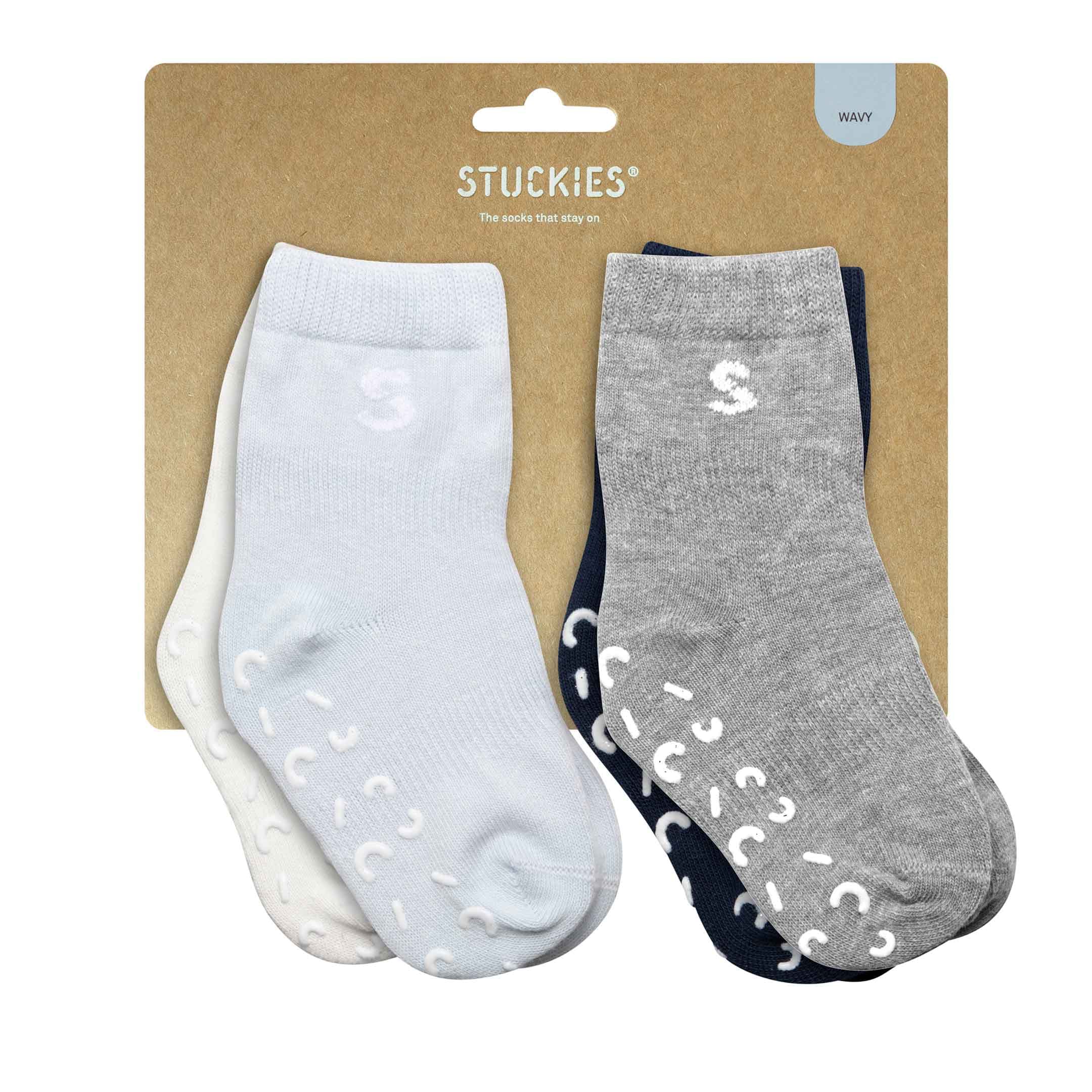 Stuckies Wavy 25/27 3-4 år 4-pack