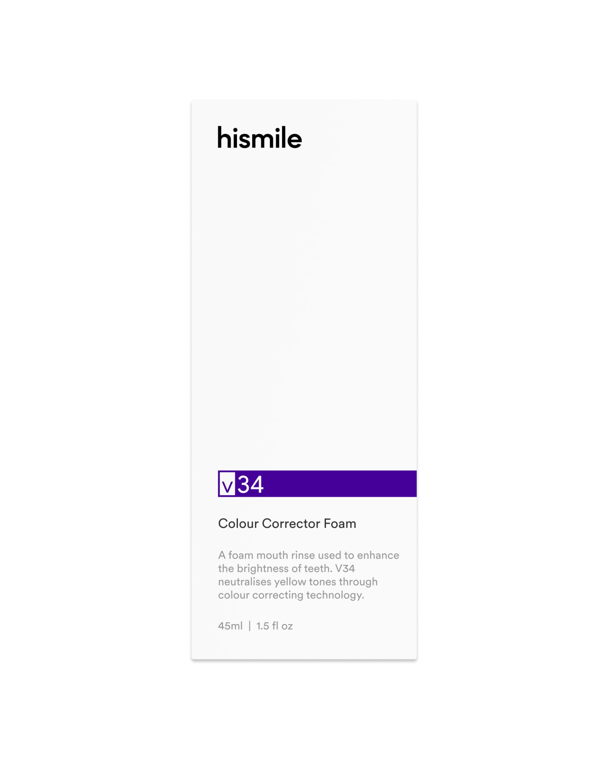 Hismile V34 Colour Corrector Foam 45 ml 2