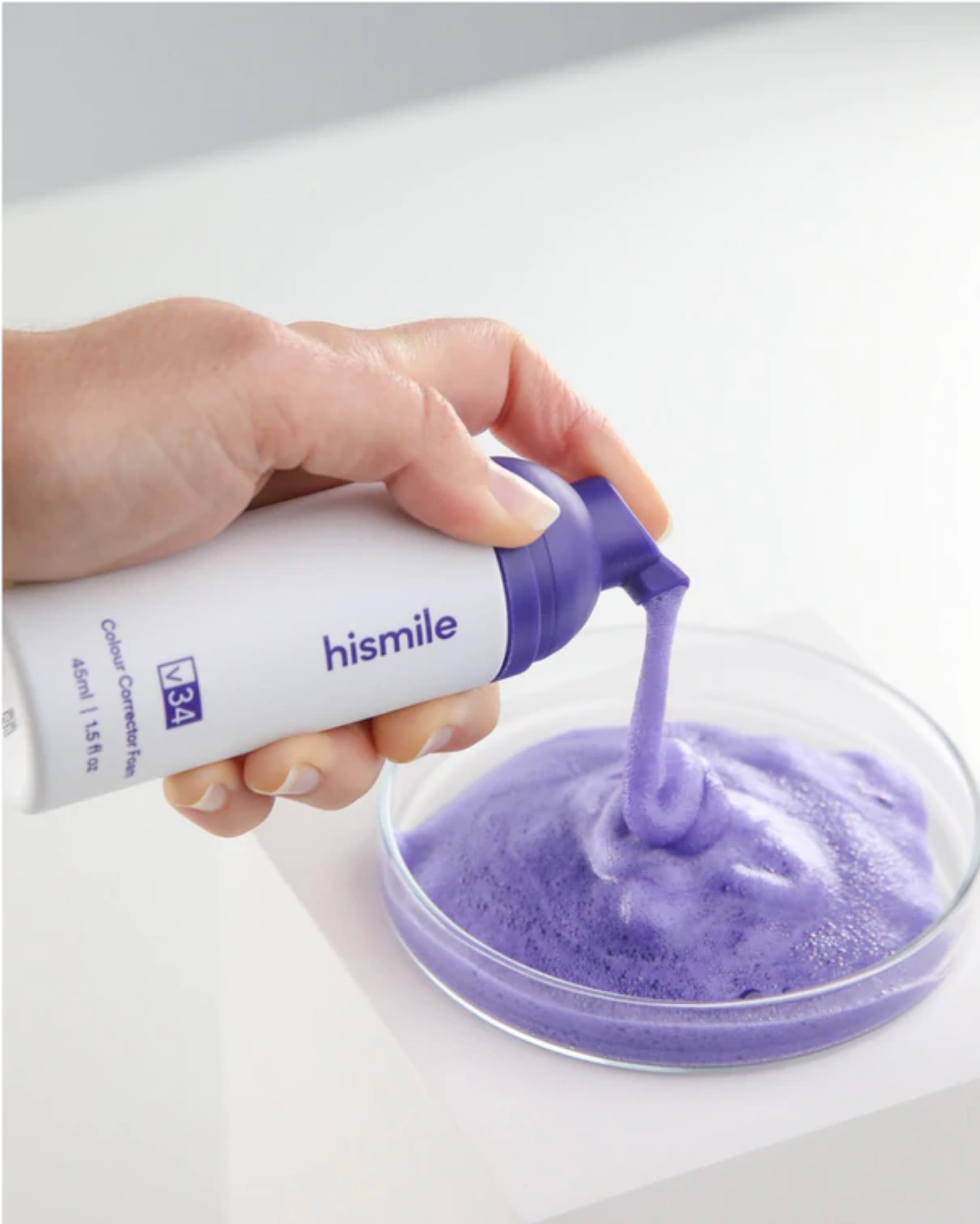 Hismile V34 Colour Corrector Foam 45 ml 3