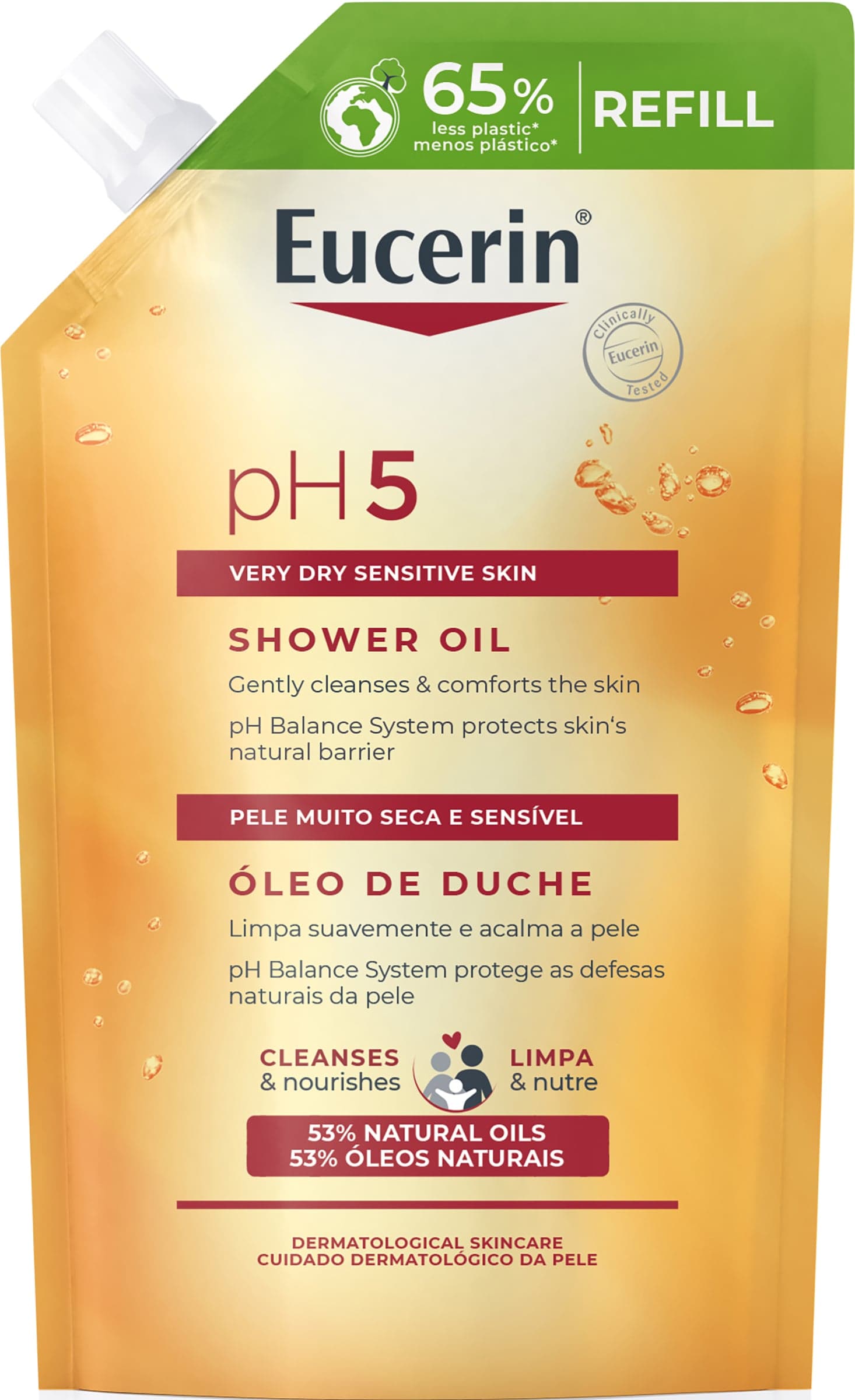 Eucerin pH5 Shower Oil parfymerad refill 400 ml