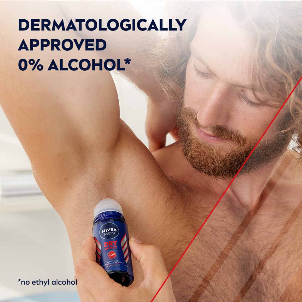 NIVEA Antiperspirant Deo Dry Impact Roll on 50 ml 4