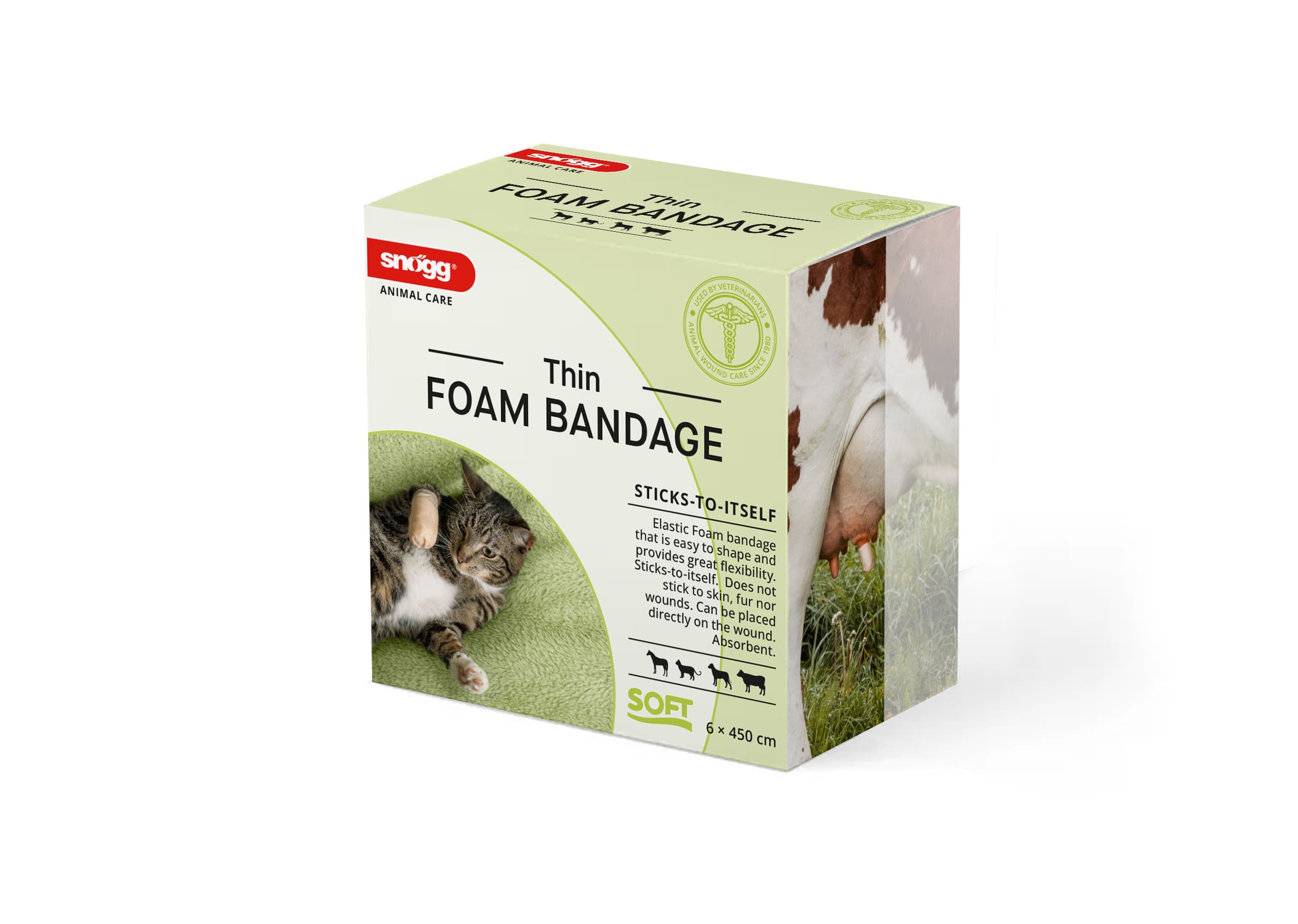 Snögg Foam Bandage Thin 6 cm x 4,5 m