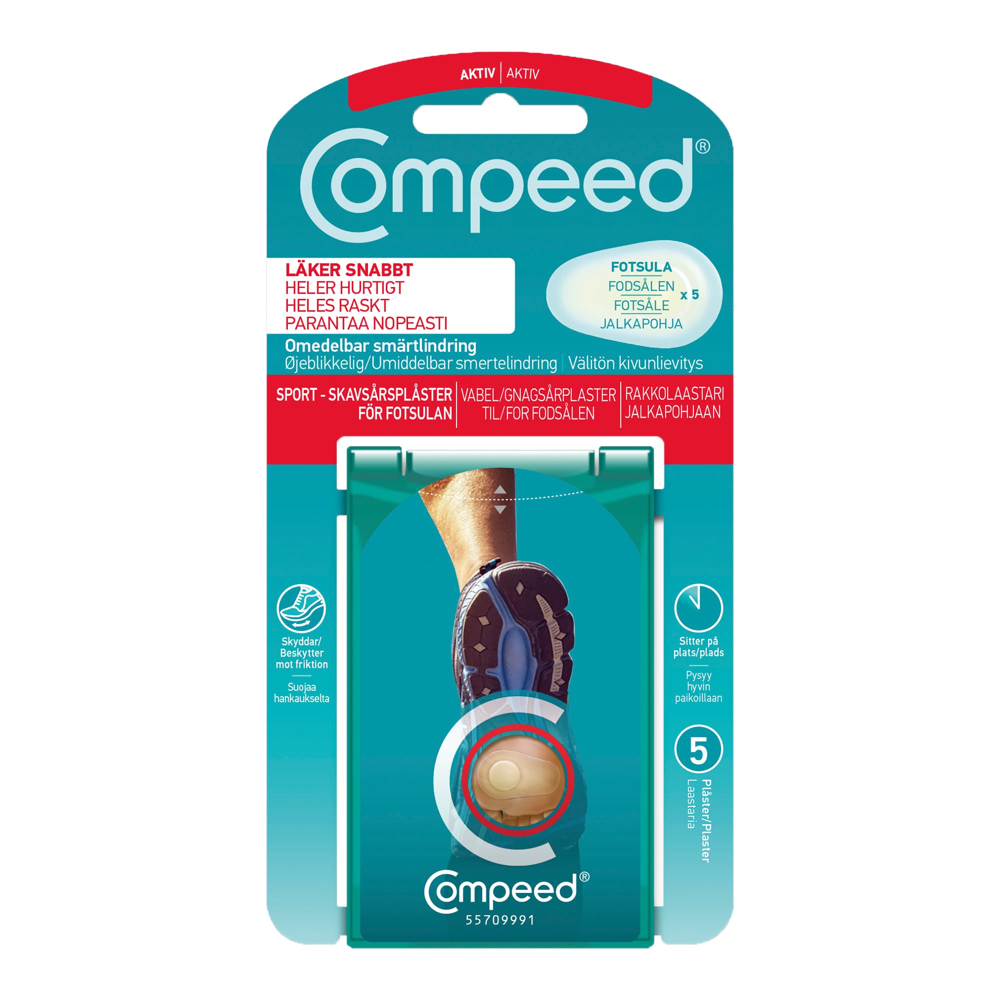 Compeed Skavsårsplåster Underfoot 5 st
