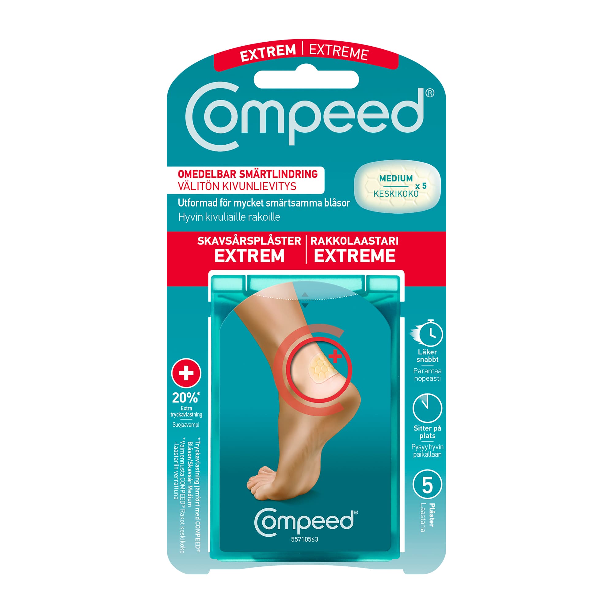Compeed Extreme Skavsårsplåster 5 st