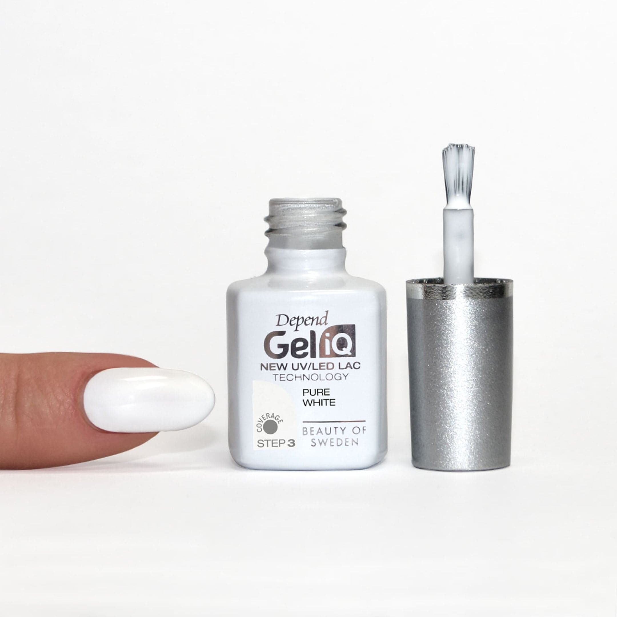 Depend Gel iQ Pure White 5 ml - produktbild 3