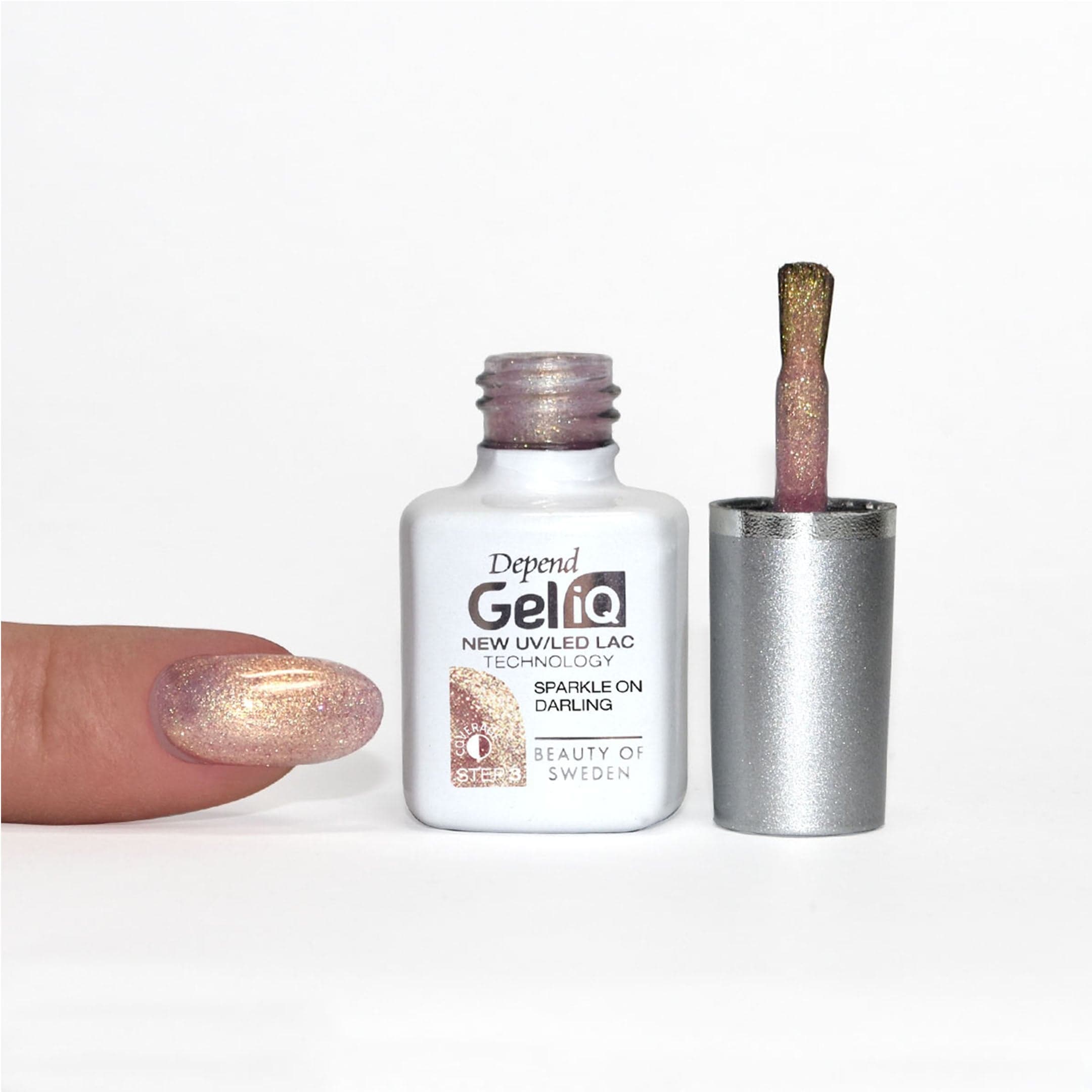 Depend Gel iQ Sparkle On Darling 5 ml - produktbild 3