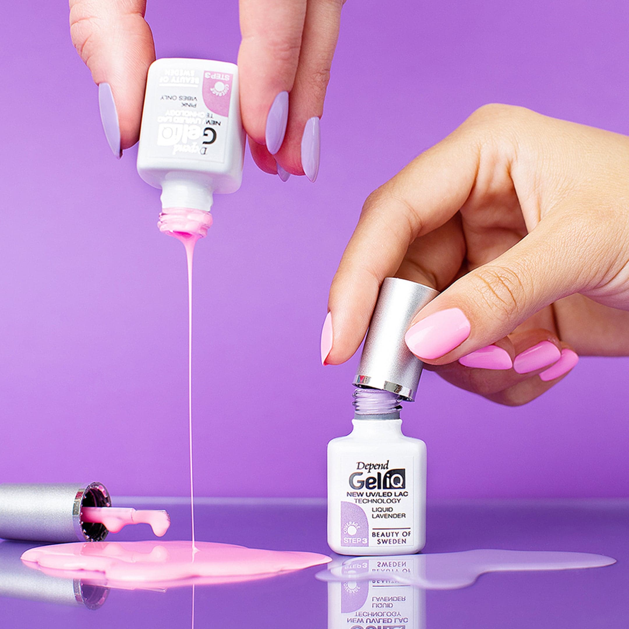 Depend Gel iQ Pink Vibes Only 5 ml - produktbild 5