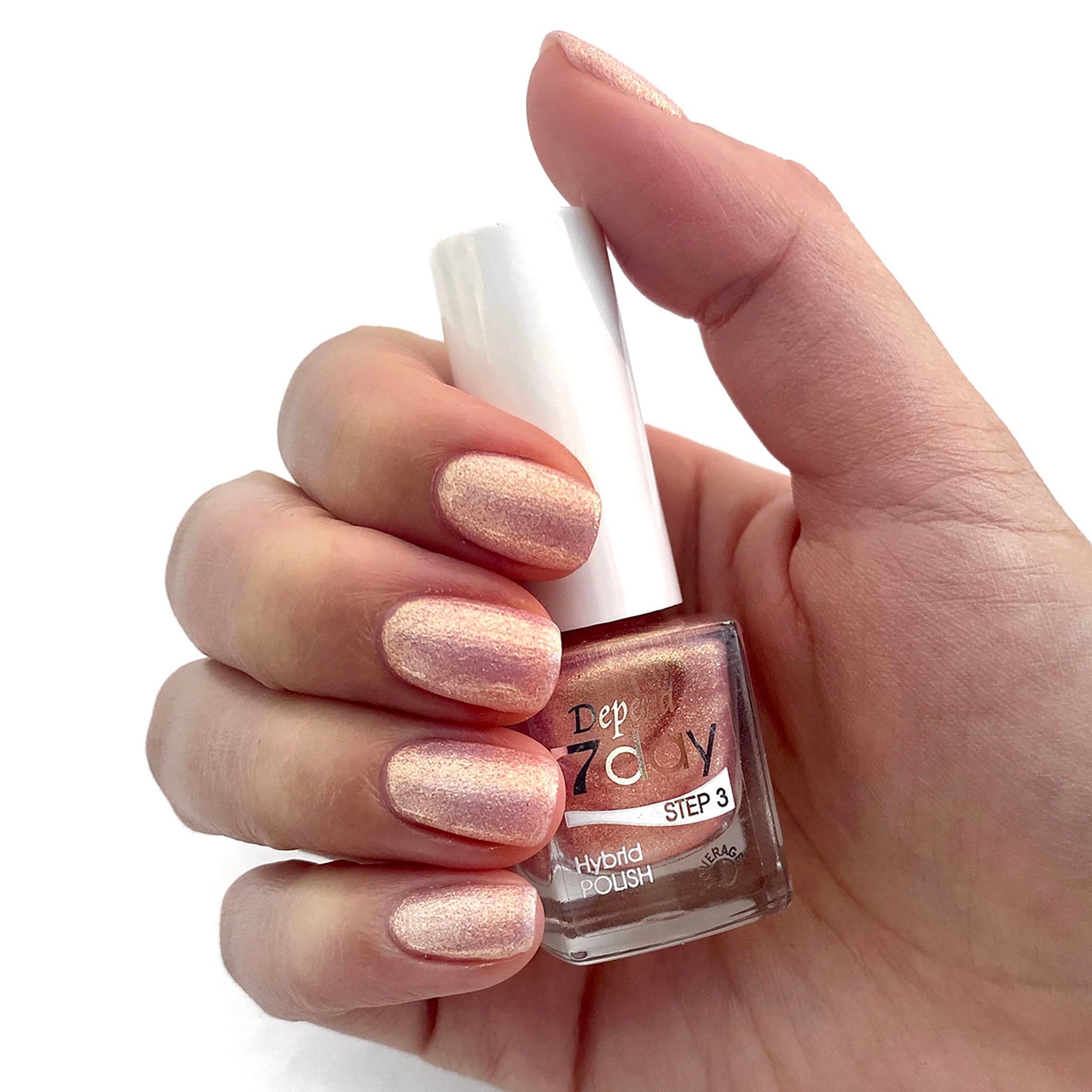 Depend 7day Hybrid Polish 7111 Healing Peony 5 ml - produktbild 3