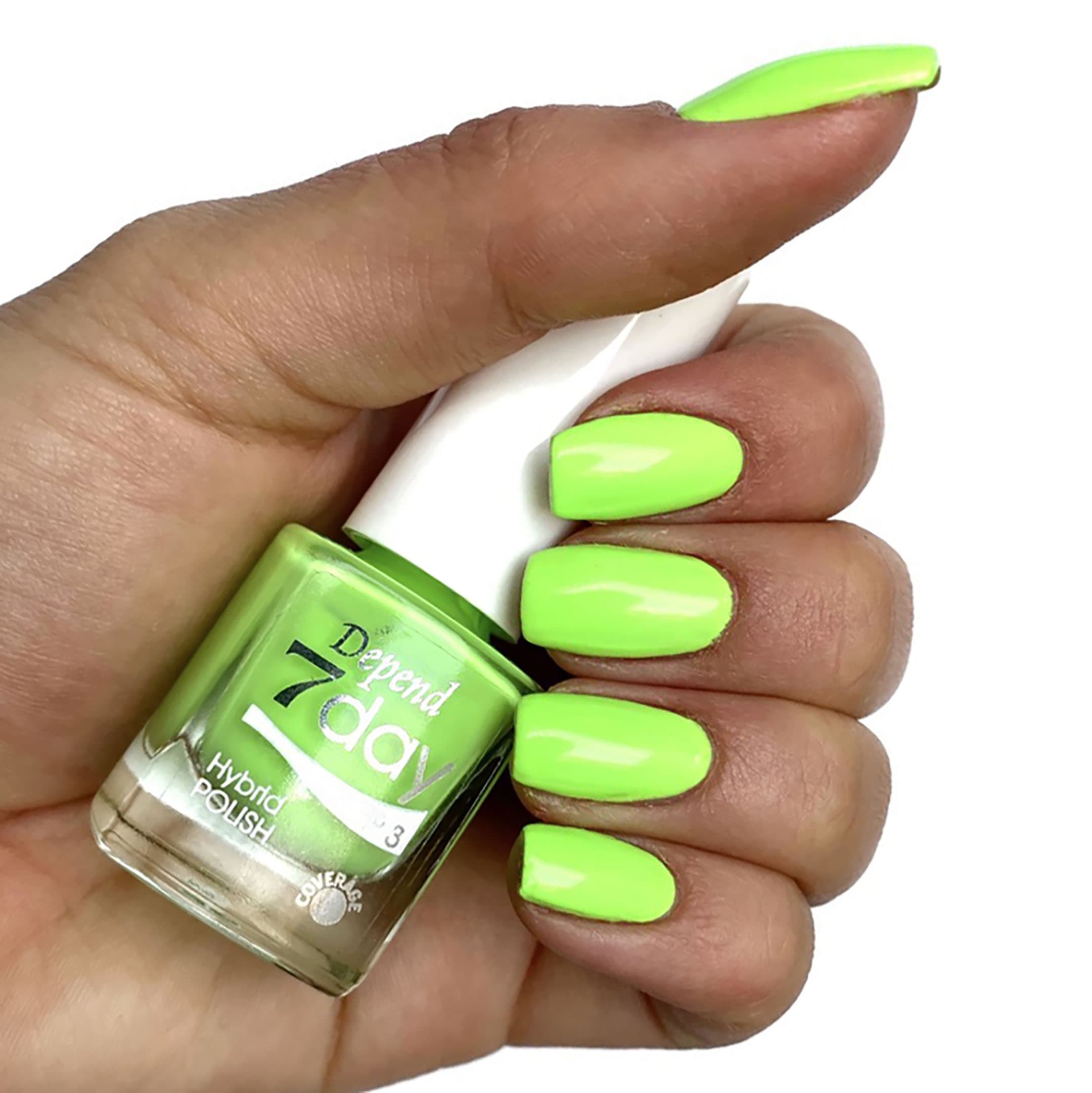 Depend 7day Hybrid Polish 7187 Neon Motion 5 ml - produktbild 3
