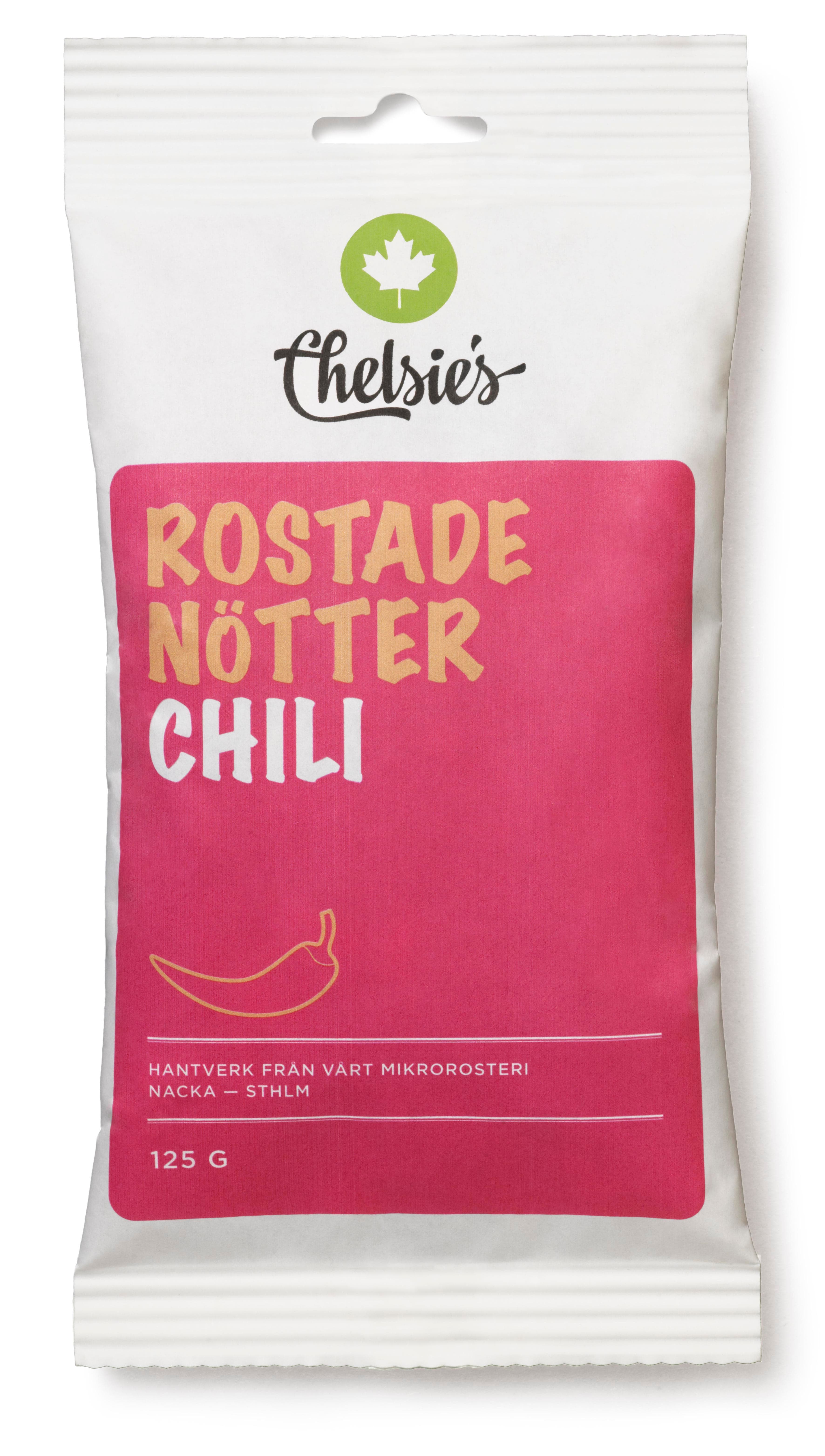Chelsie's Rostade Nötter Chili 125 g