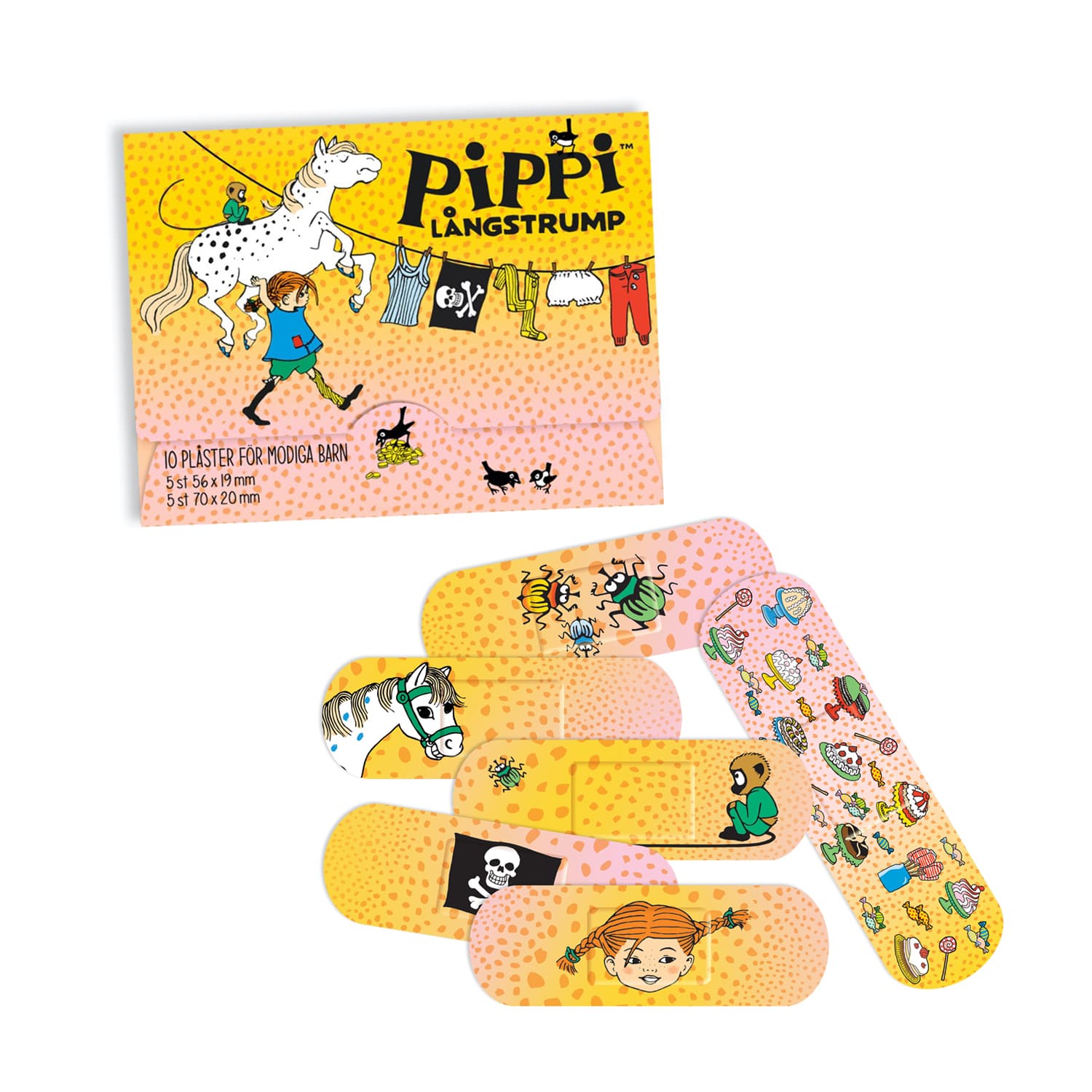 Krabat & Co Plåster Pippi Kuvert 10 st 4