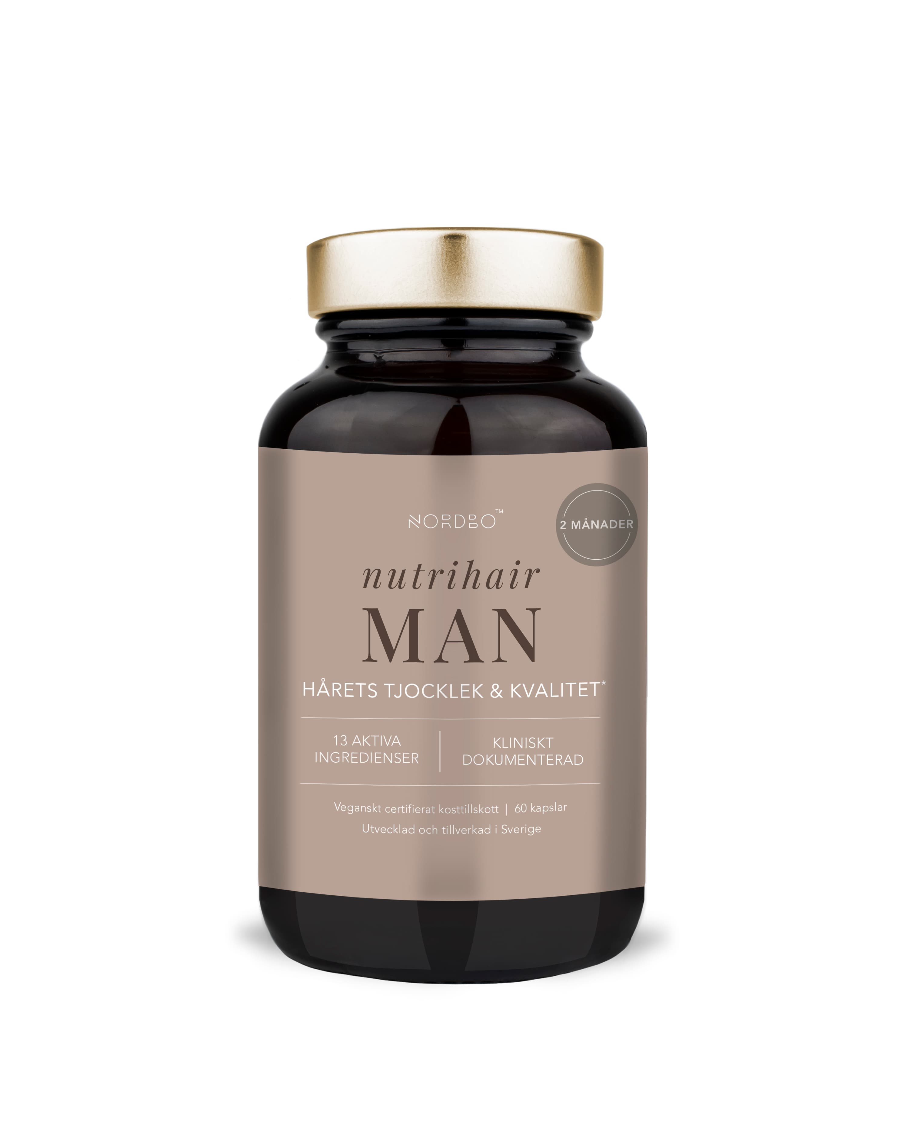 Nordbo Nutrihair Man 60 kapslar
