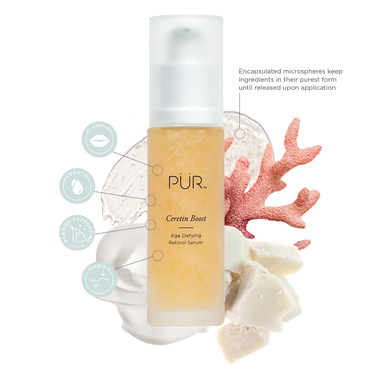 PÜR Ceratin Booster Age Defying Retiol Serum 30 ml 5