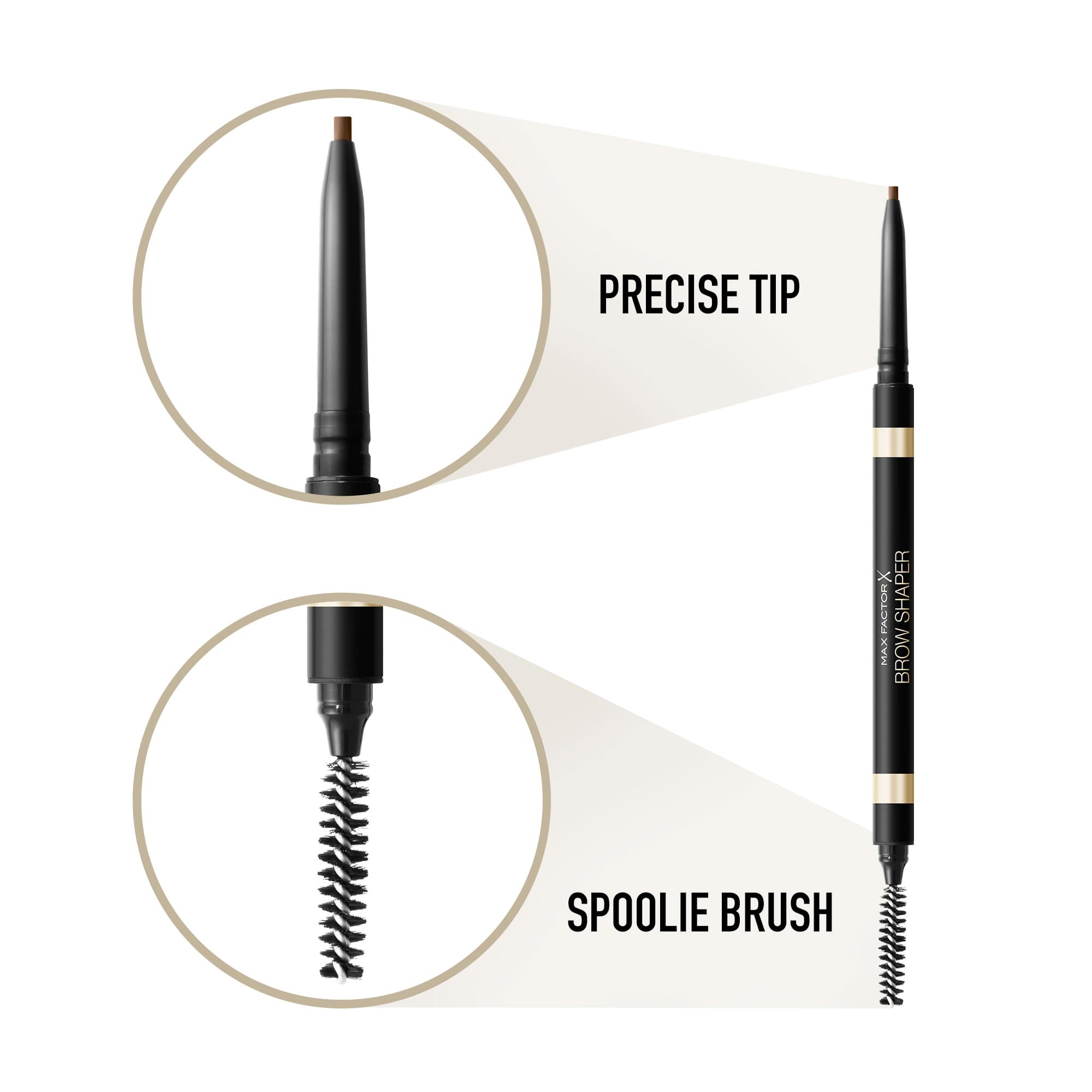 MAX FACTOR Brow Shaper Pencil 20 Brown - produktbild 4