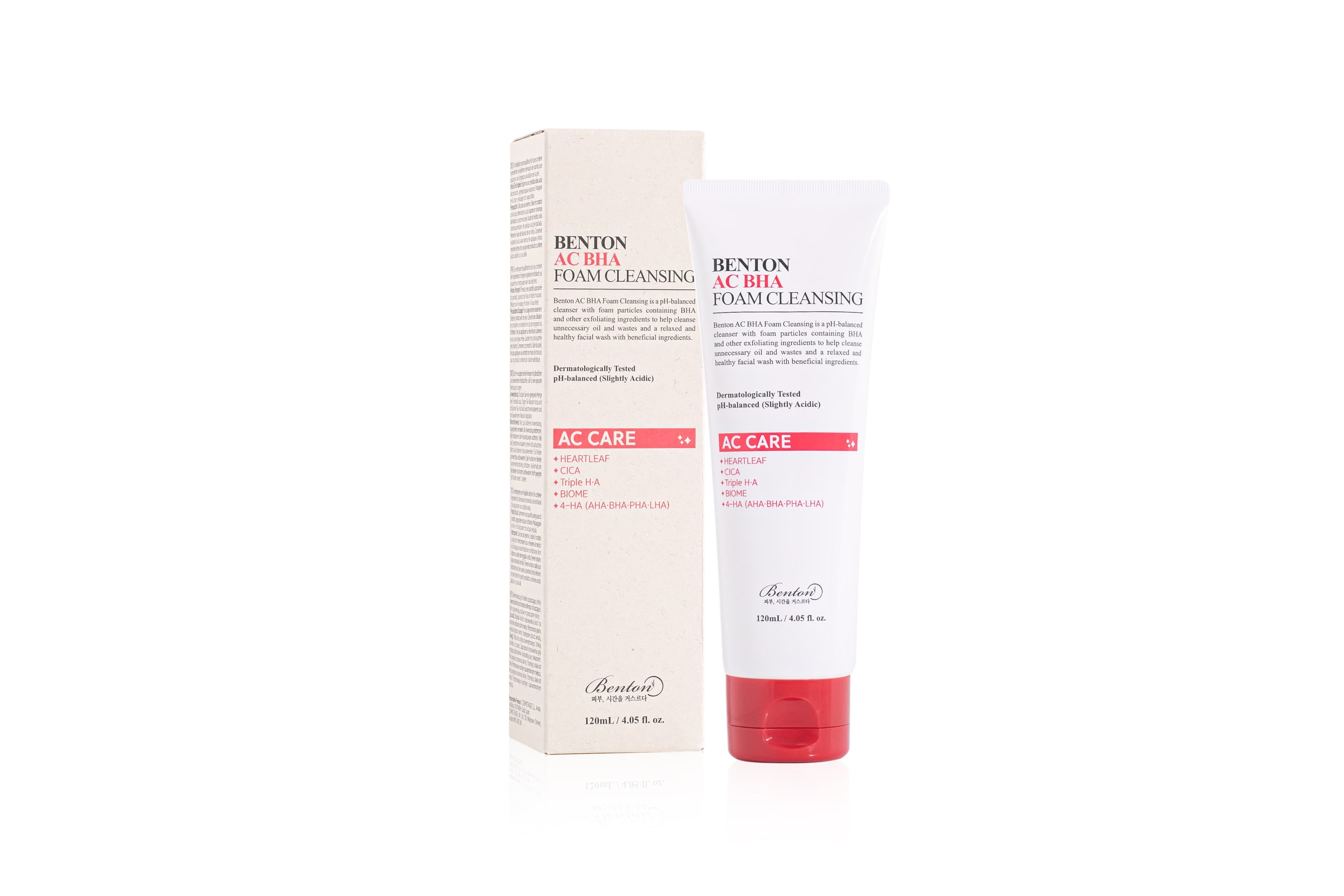 Benton AC BHA Foam Cleansing 120 ml 2