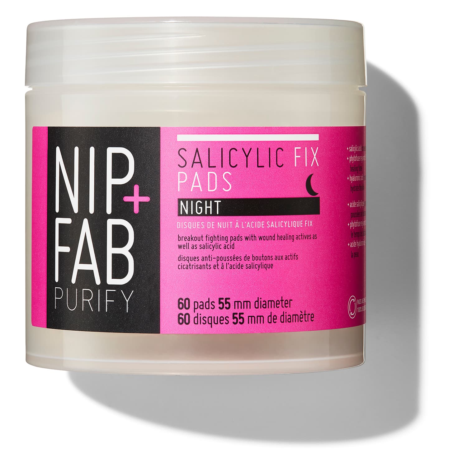 NIP+FAB Salicylic Acid Night Pads 60 st