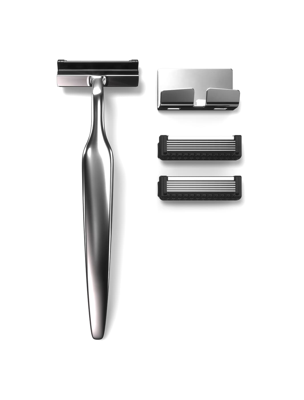 Melle Chrome Razor Kit