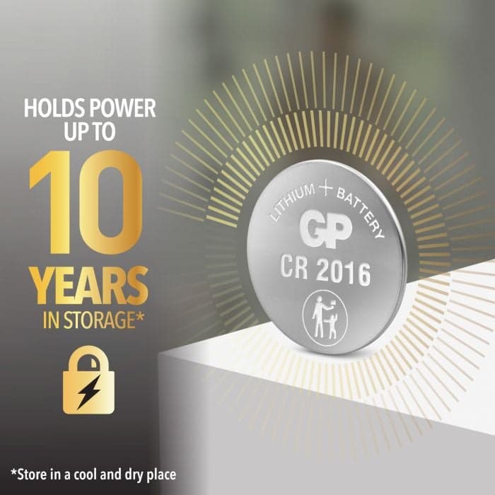 GP Batteries knappcell Litium CR2025 4-pack 5