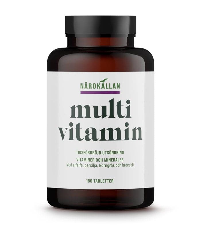 Närokällan Multivitamin Tidsfördröjd 180 tabletter