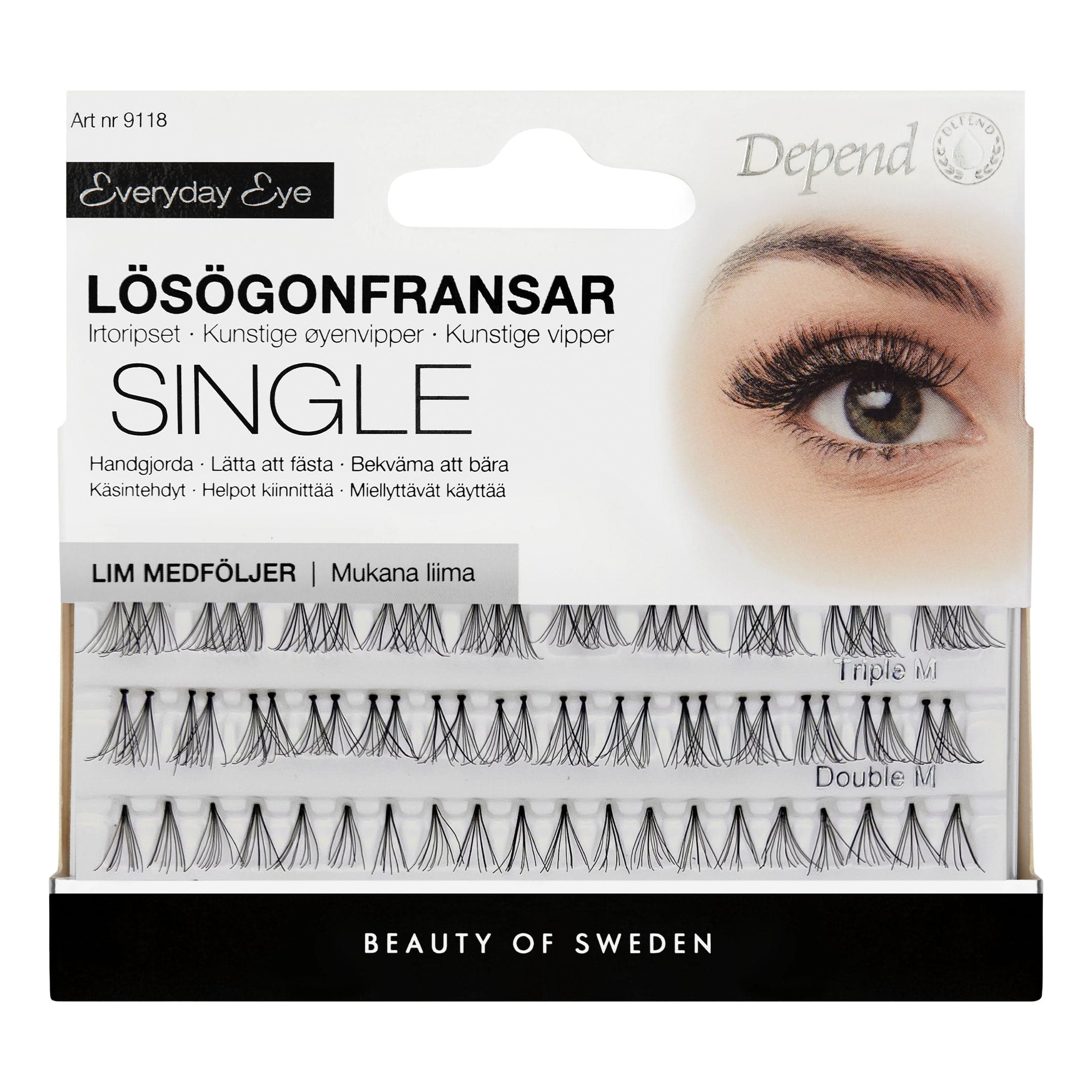 Depend Lösögonfrans Elegance