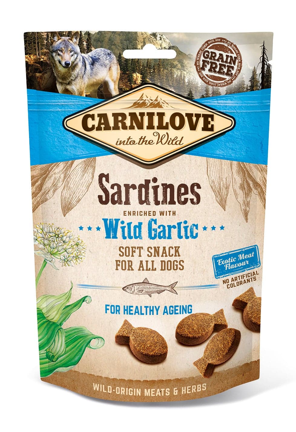 Carnilove Dog Semi Moist Sardines w Garlic 200 g