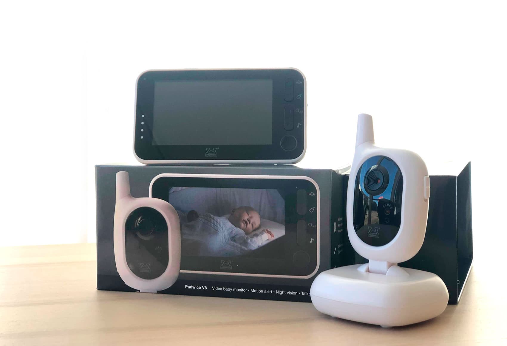 Padwico Video Babymonitor med uppladdningsbart batteri 4