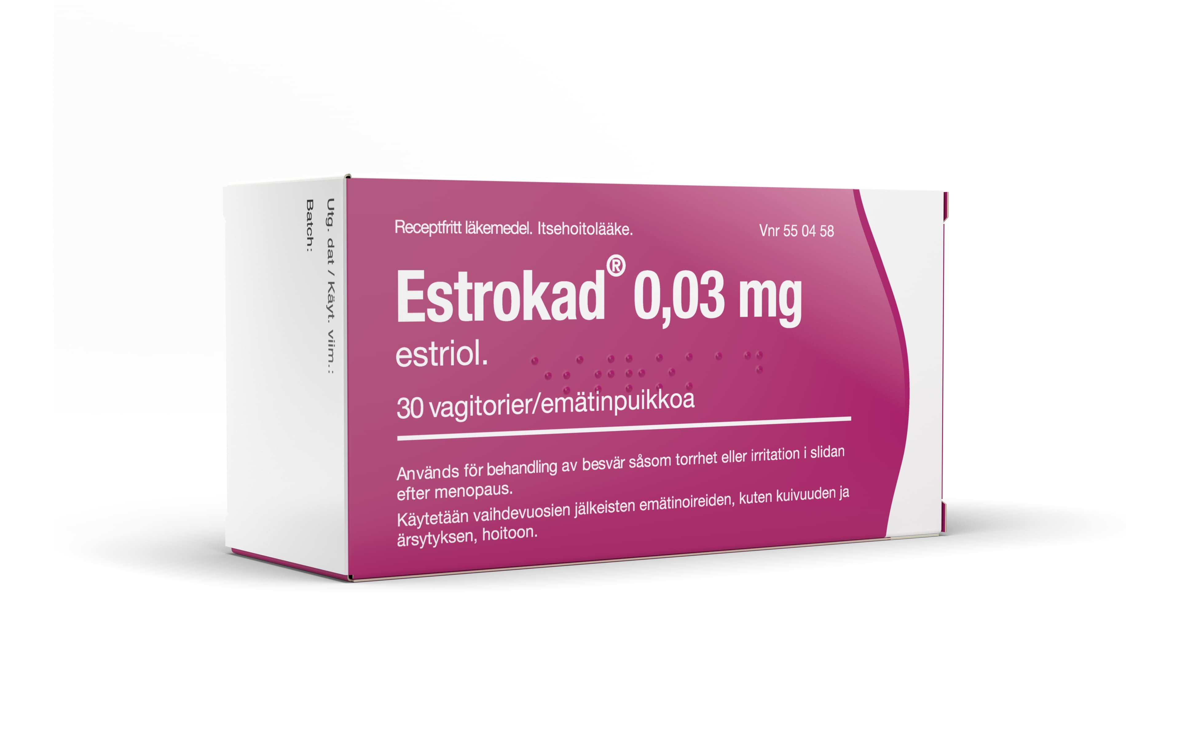 Estrokad, vagitorium 0,03 mg 30 st