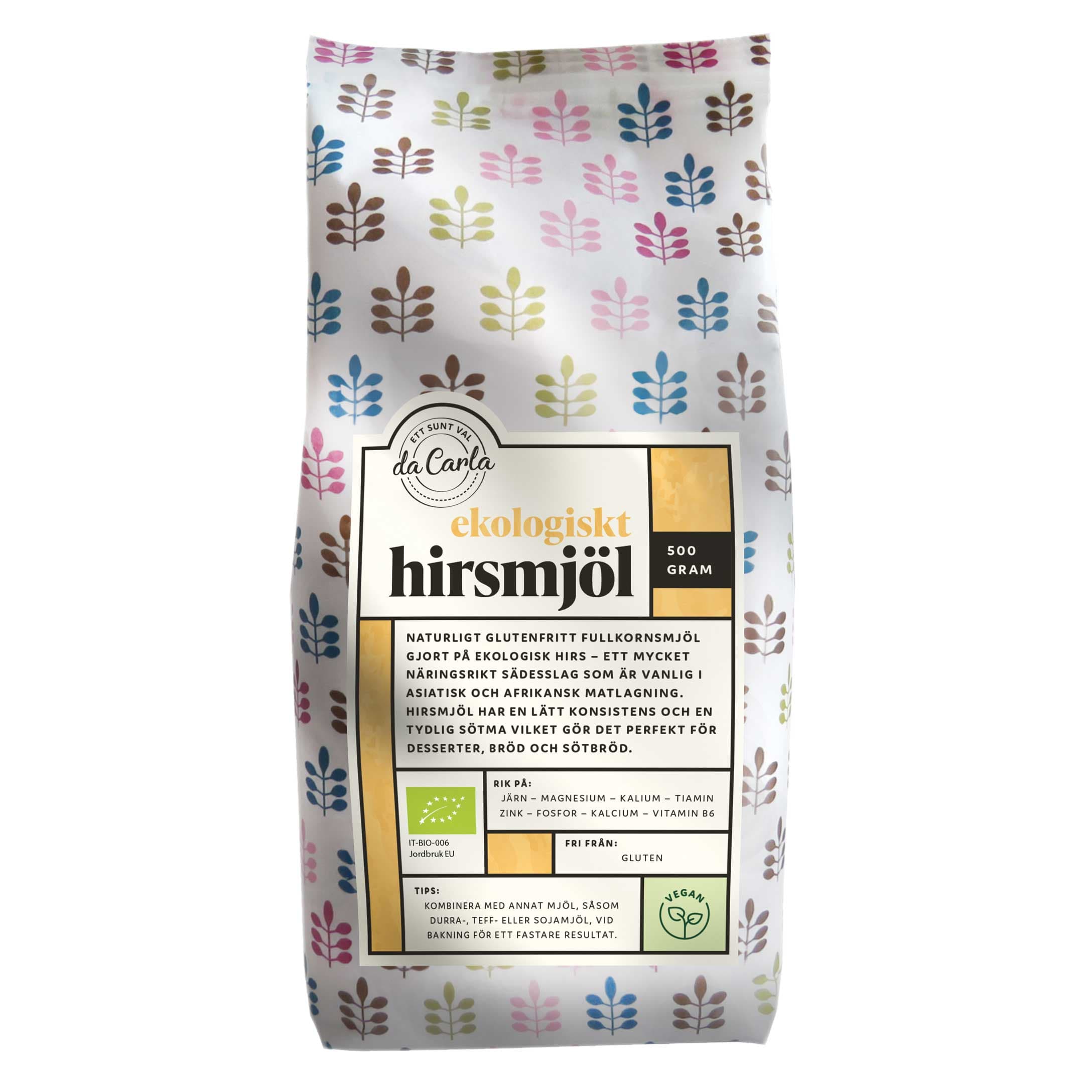 Da Carla Hirs Mjöl EKO 500 g
