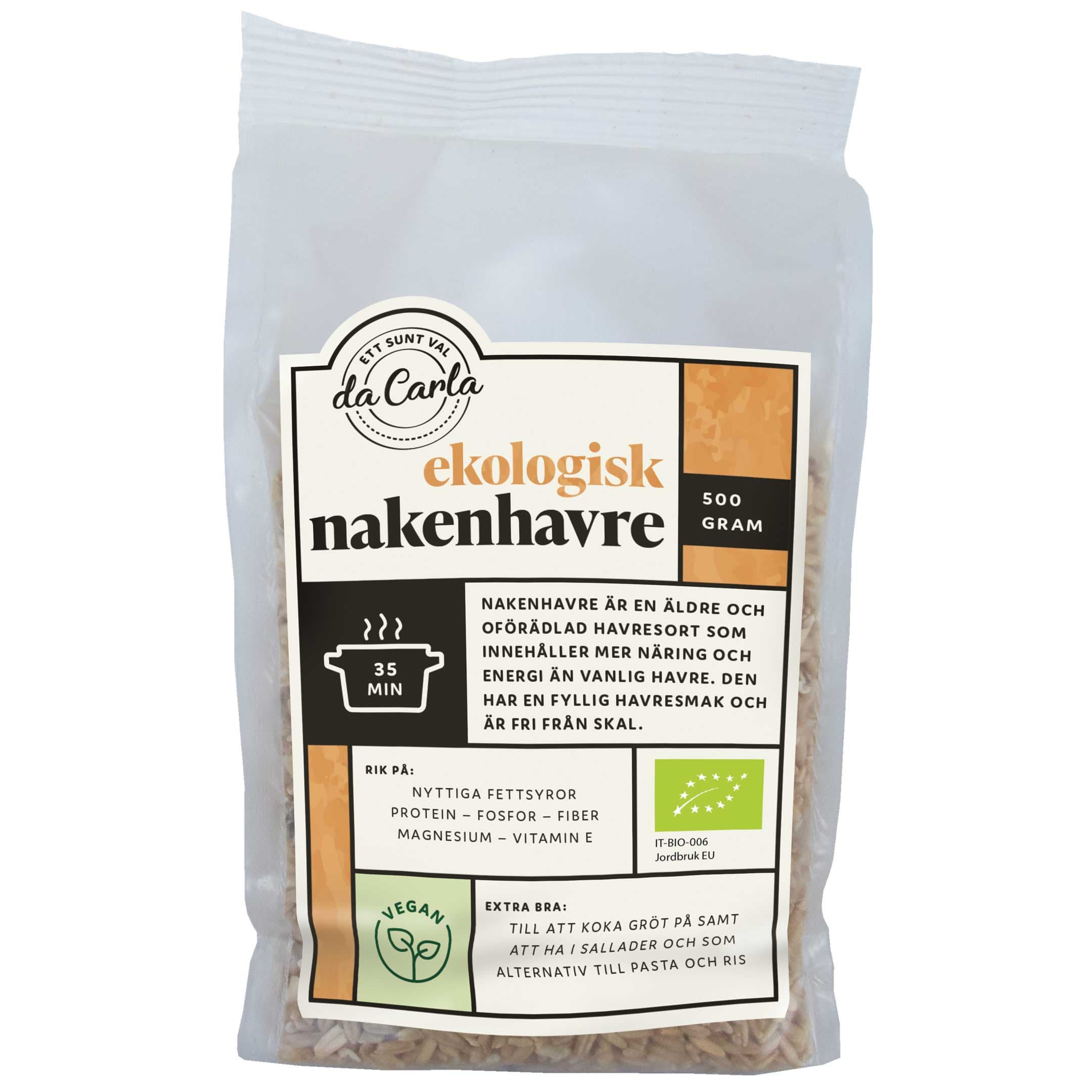 Da Carla Naken Havre 500 g