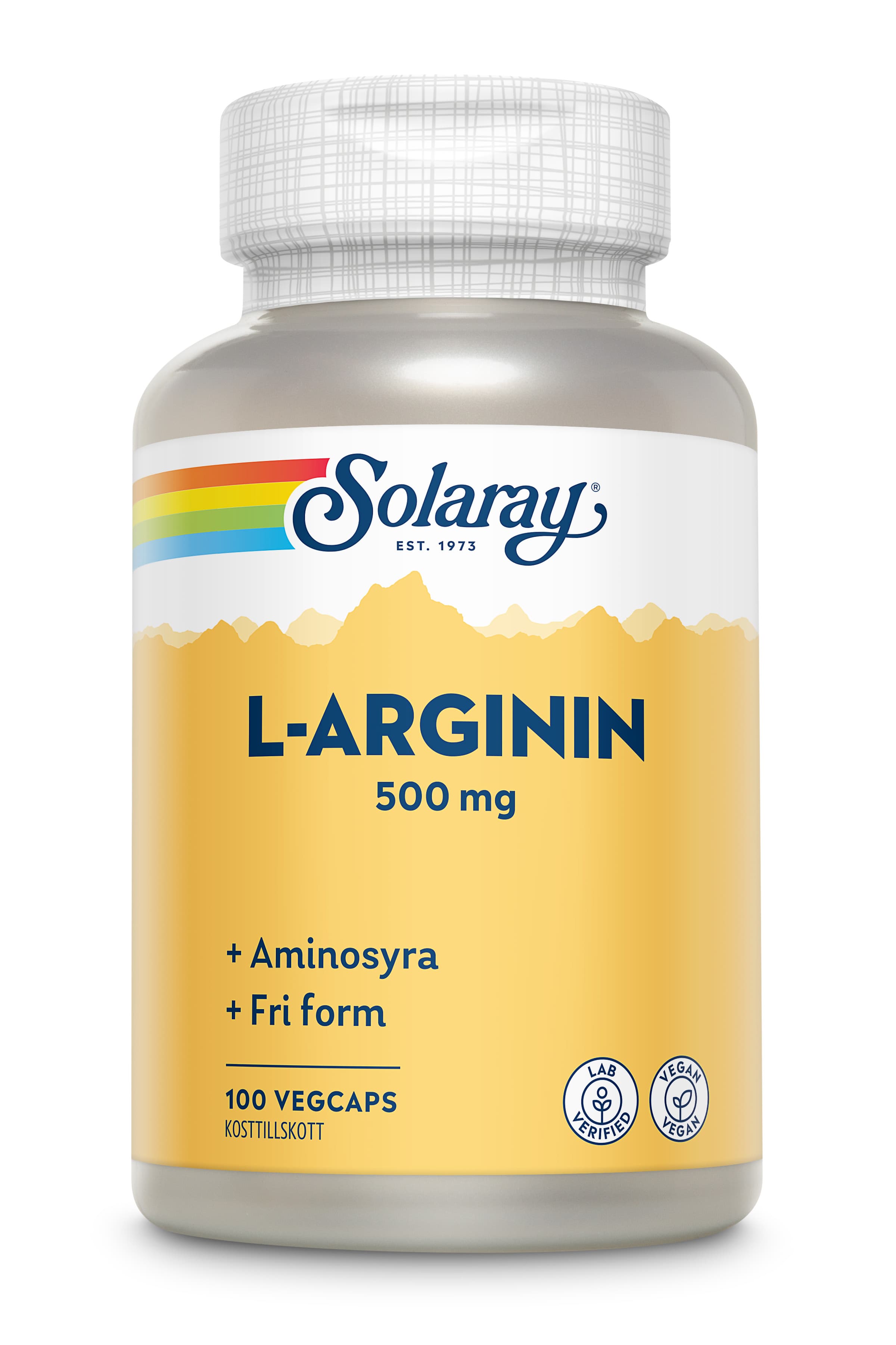 Solaray L-arginin 100 kapslar