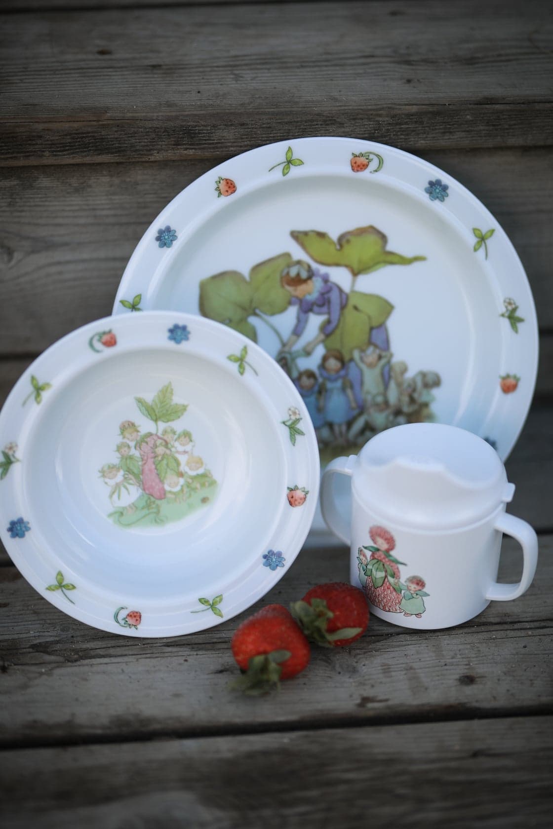 Rätt Start Elsa Beskow Blomsterbarn Barnservis 3-del - produktbild 3