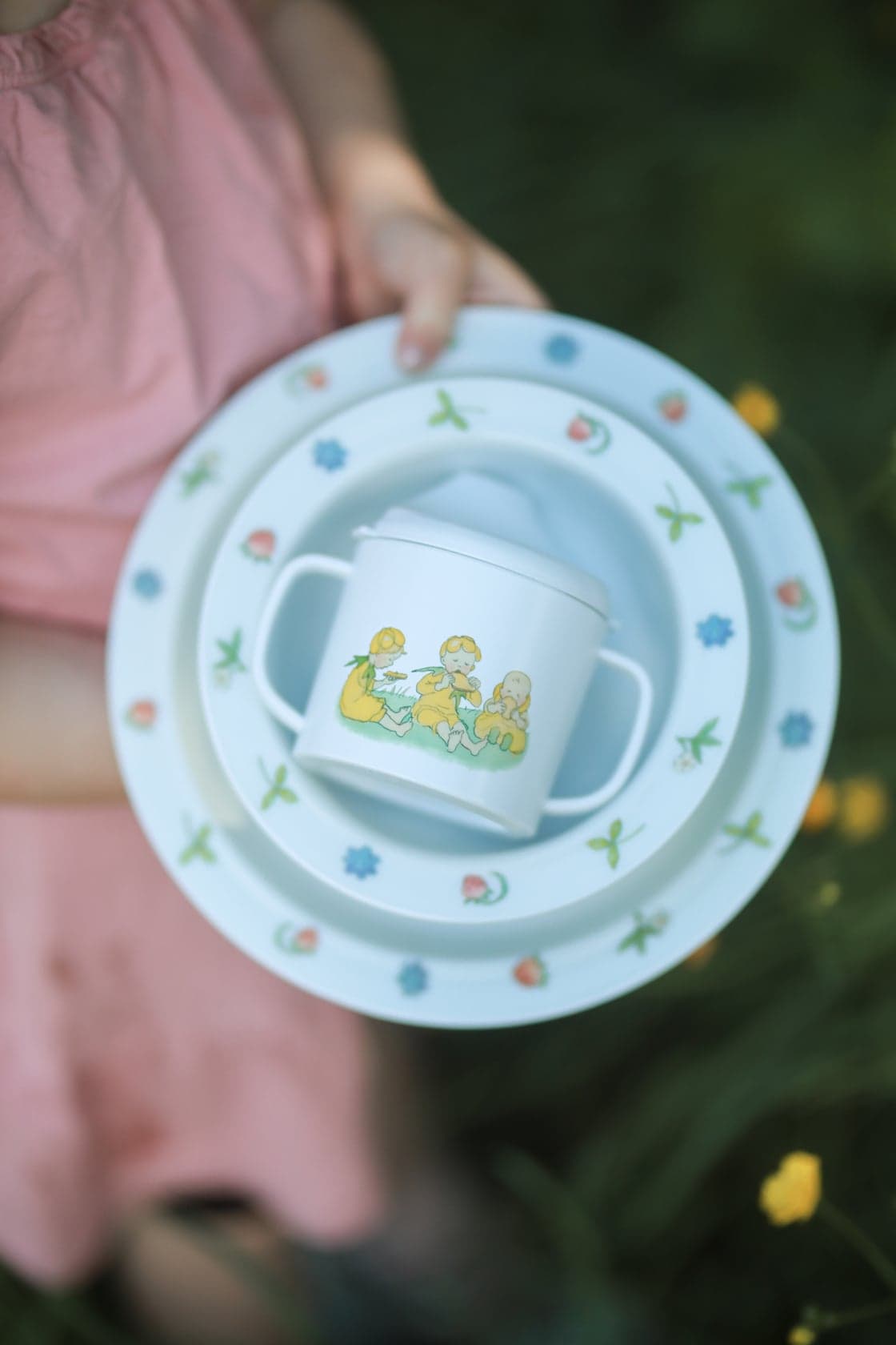 Rätt Start Elsa Beskow Blomsterbarn Barnservis 3-del - produktbild 4