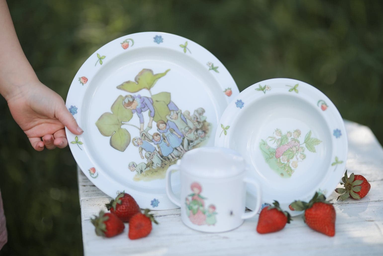Rätt Start Elsa Beskow Blomsterbarn Barnservis 3-del - produktbild 5