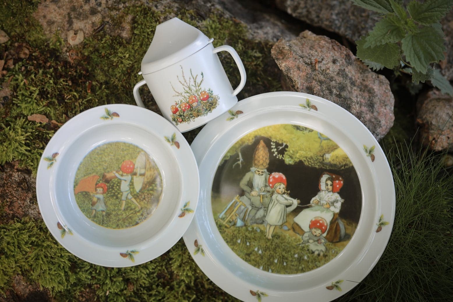 Rätt Start Elsa Beskow Blomsterbarn Barnservis 3-del - produktbild 2