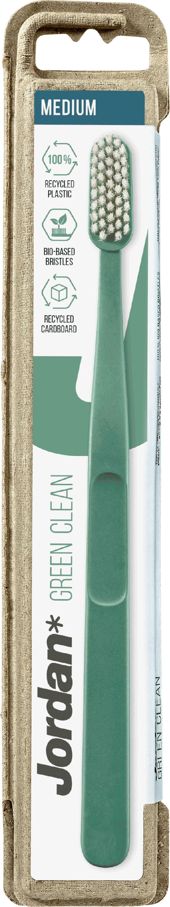 Jordan Green Clean Medium Tandborste