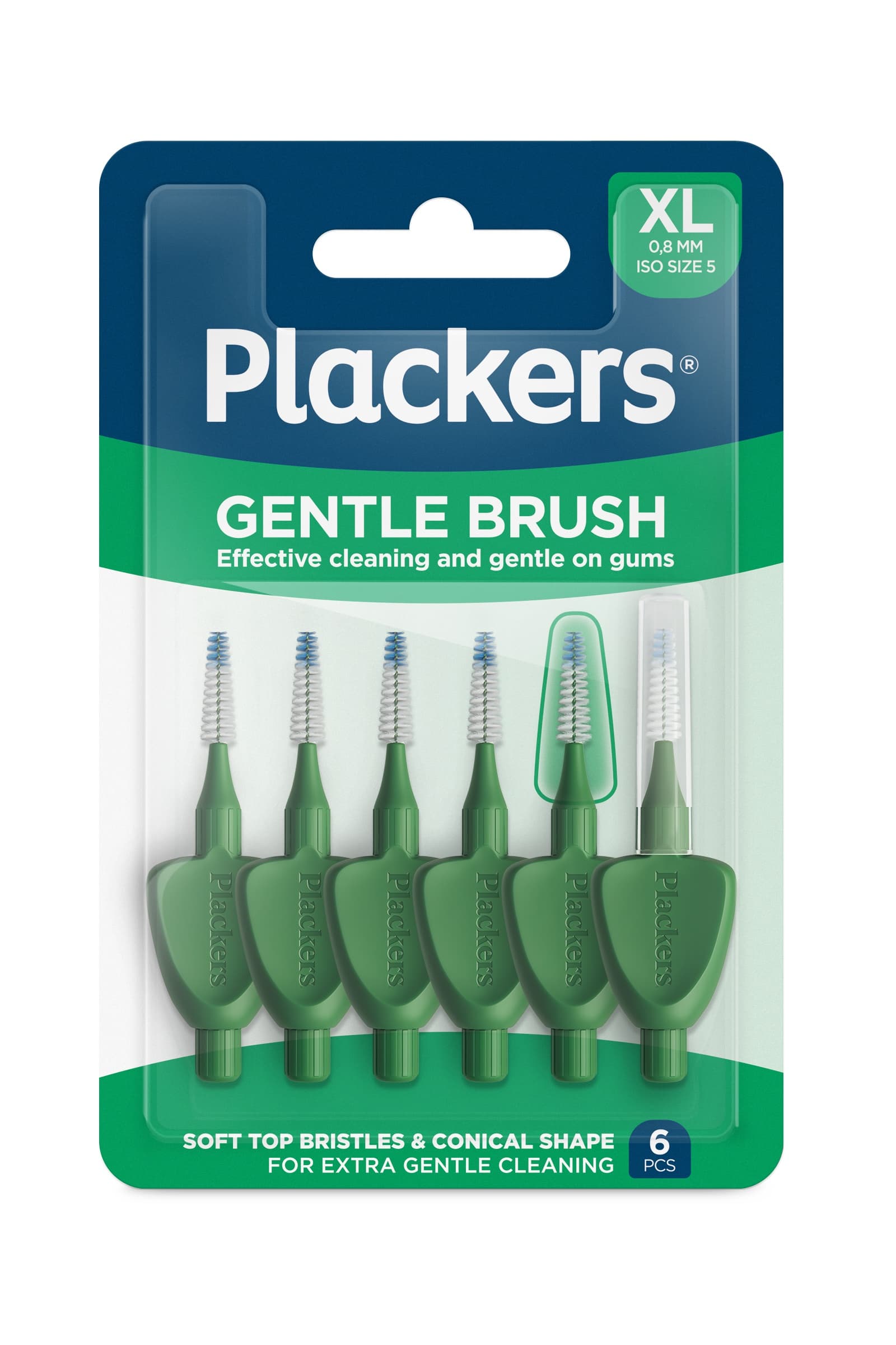 Plackers Gentle Brush 0,8 mm