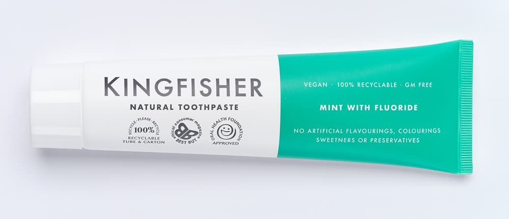 Kingfisher Mint med fluor 100 ml