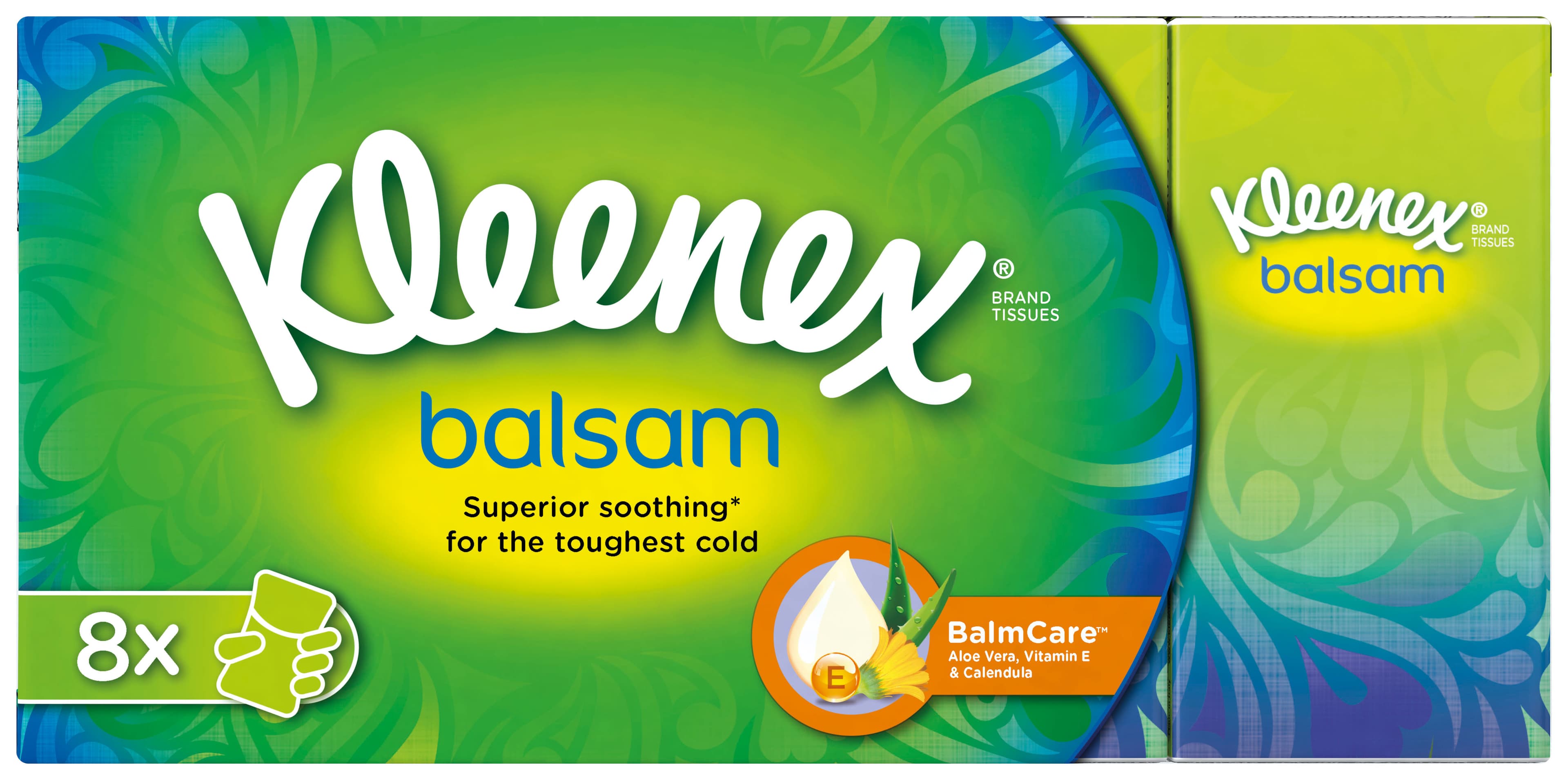Kleenex Balsam Näsdukar Fickpack 8 x 10-pack
