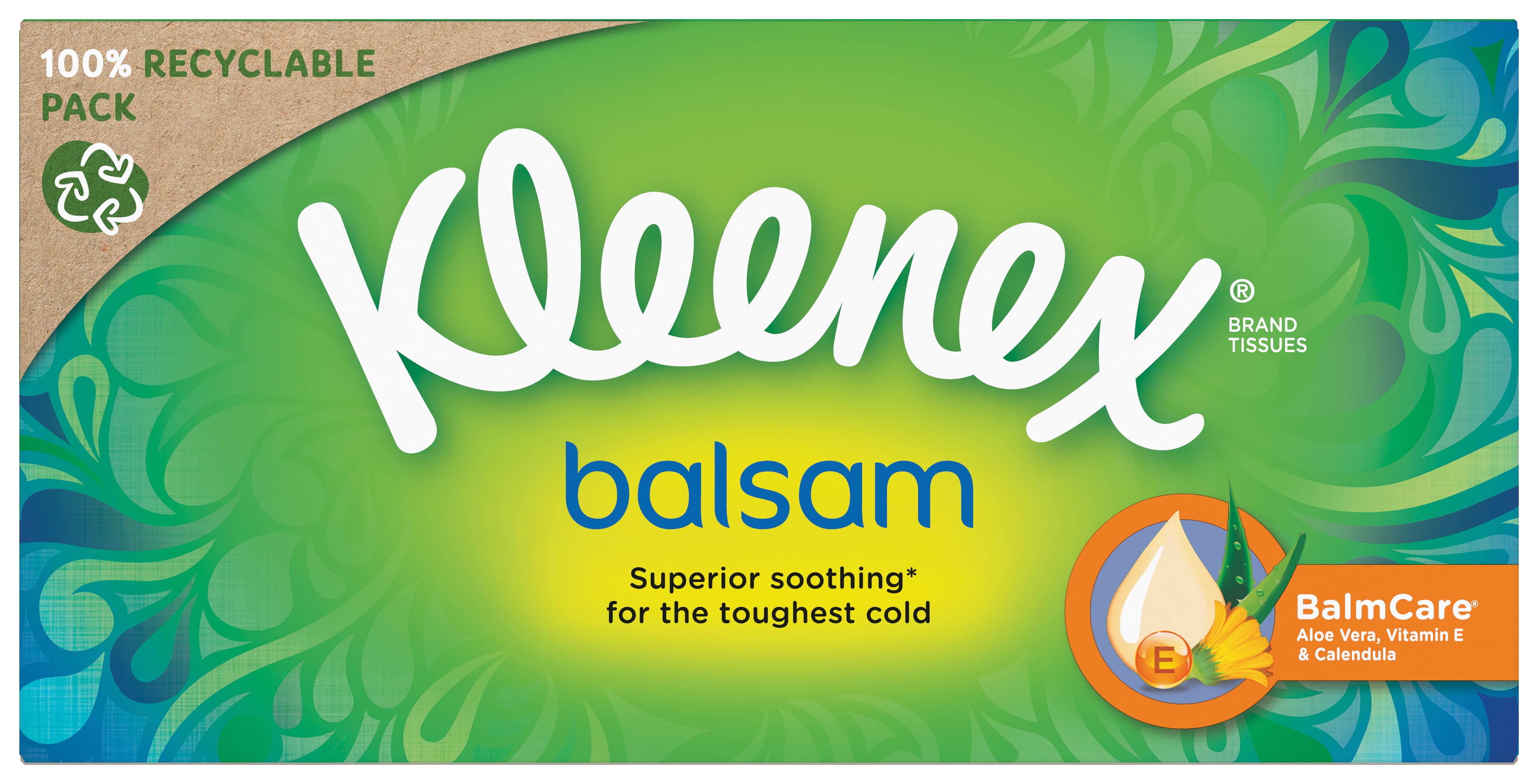 Kleenex Balsam Box Näsdukar 64-pack