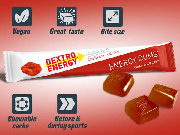 Dextro Energy Gums Cola Koffein 45 g 2