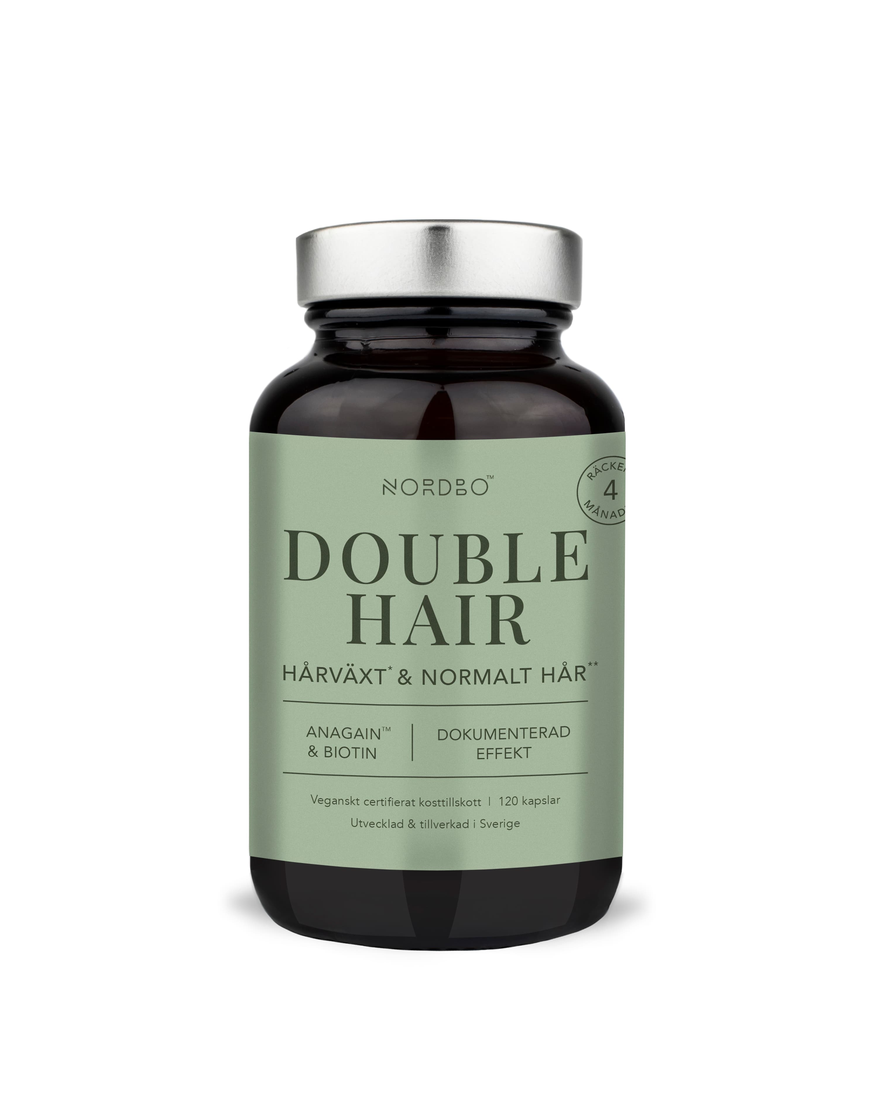 Nordbo Double Hair 120 kapslar