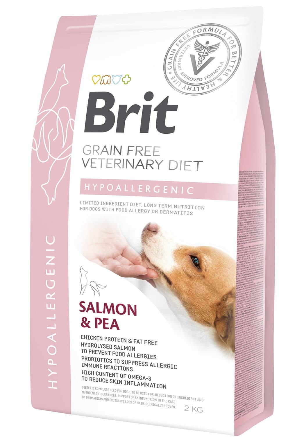 Brit Veterinary Diet Dog Hypoallergenic Grain Free 2 kg