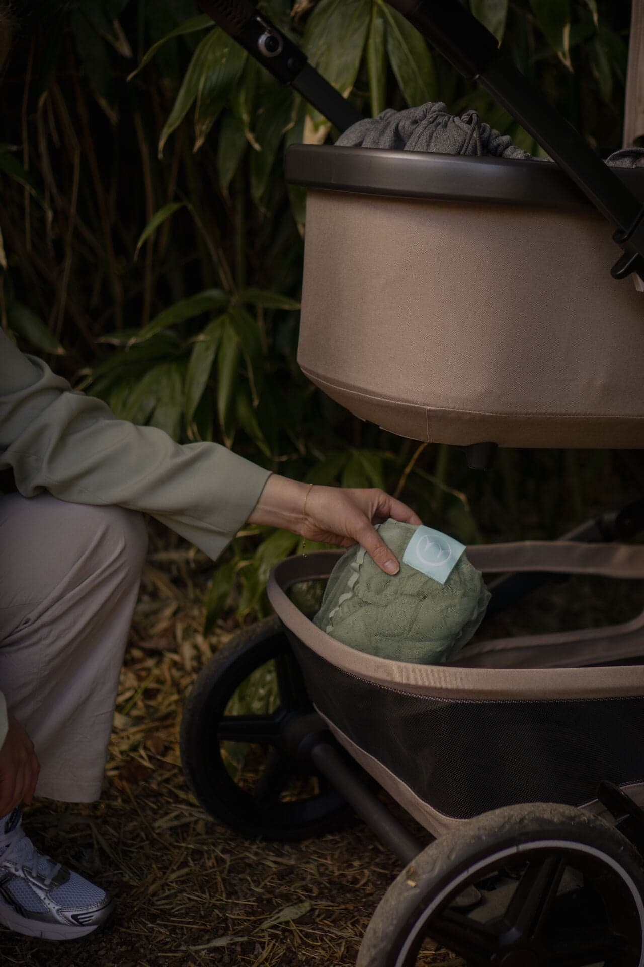 Najell Stroller Mosquito Net Agave Green - produktbild 2
