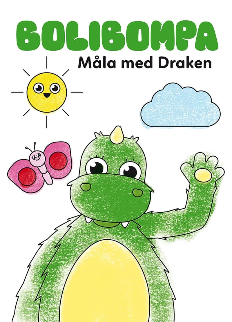 Bolibompa Måla med Draken Målarbok
