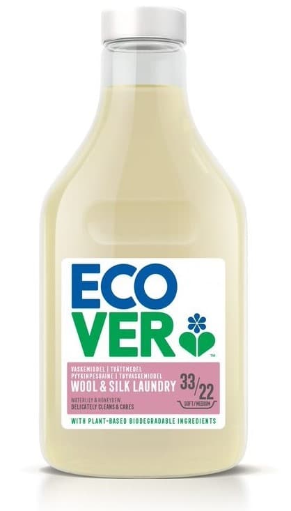 Ecover Flytande Fintvättmedel Silke & Ull Waterlily & Honeydew 1000 ml