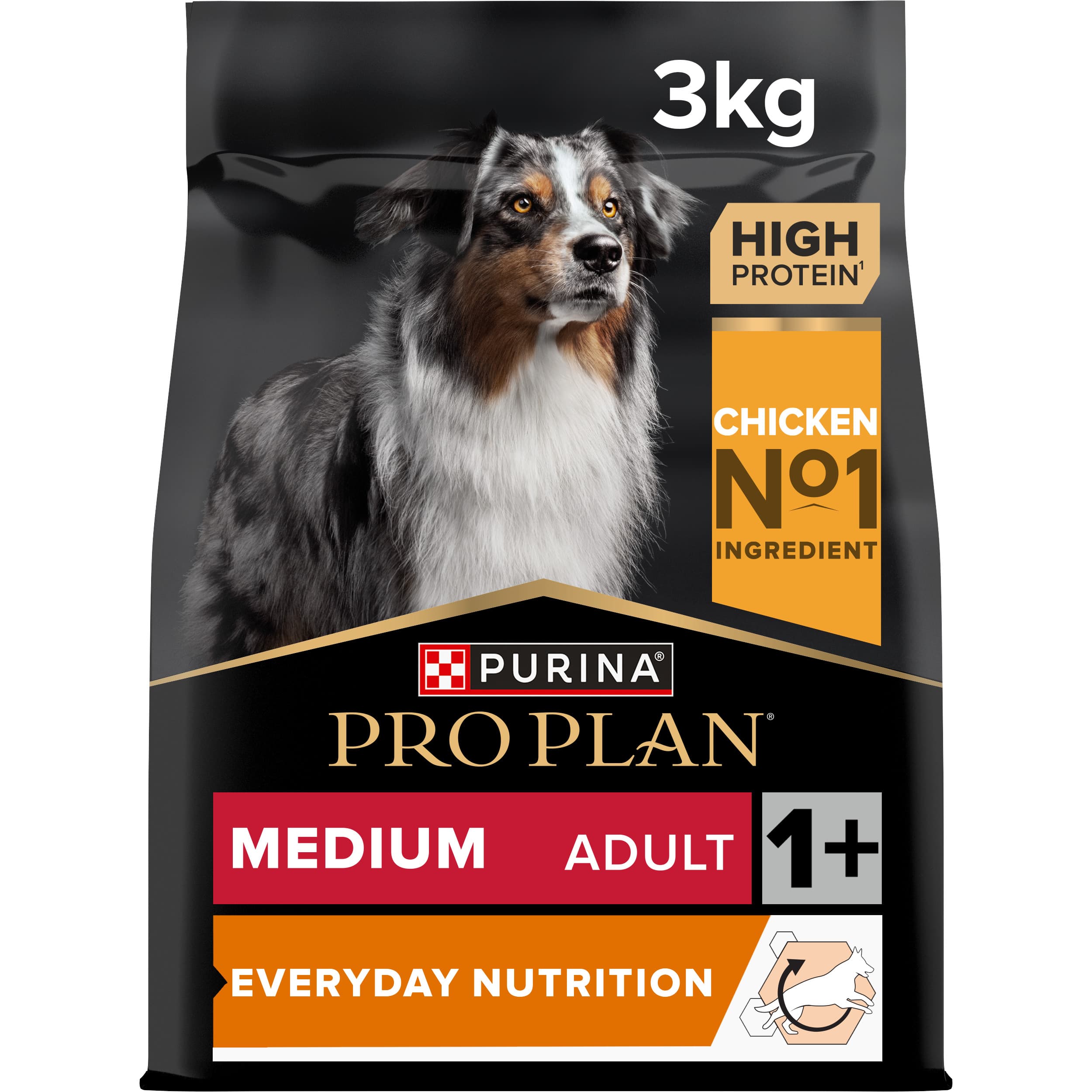Purina Pro Plan Medium Adult Dog Kyckling 3 kg