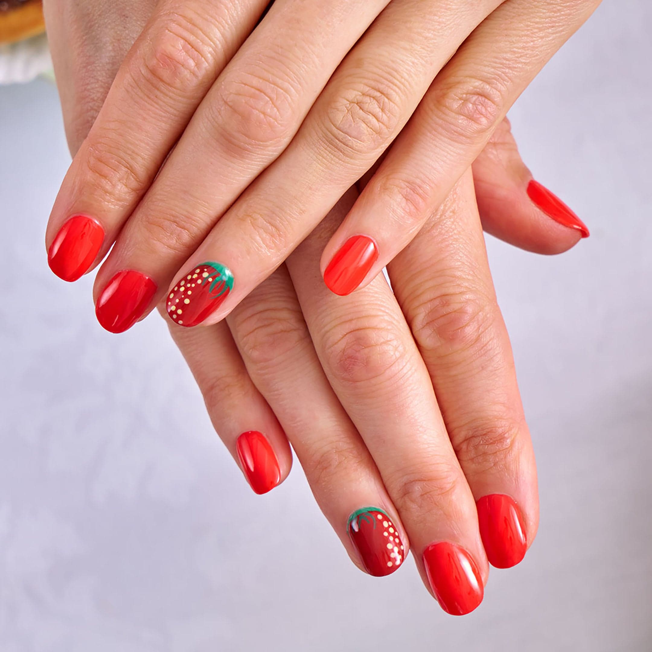 Depend 7day Hybrid Polish 7349 Strawberries & Cream 5 ml - produktbild 5