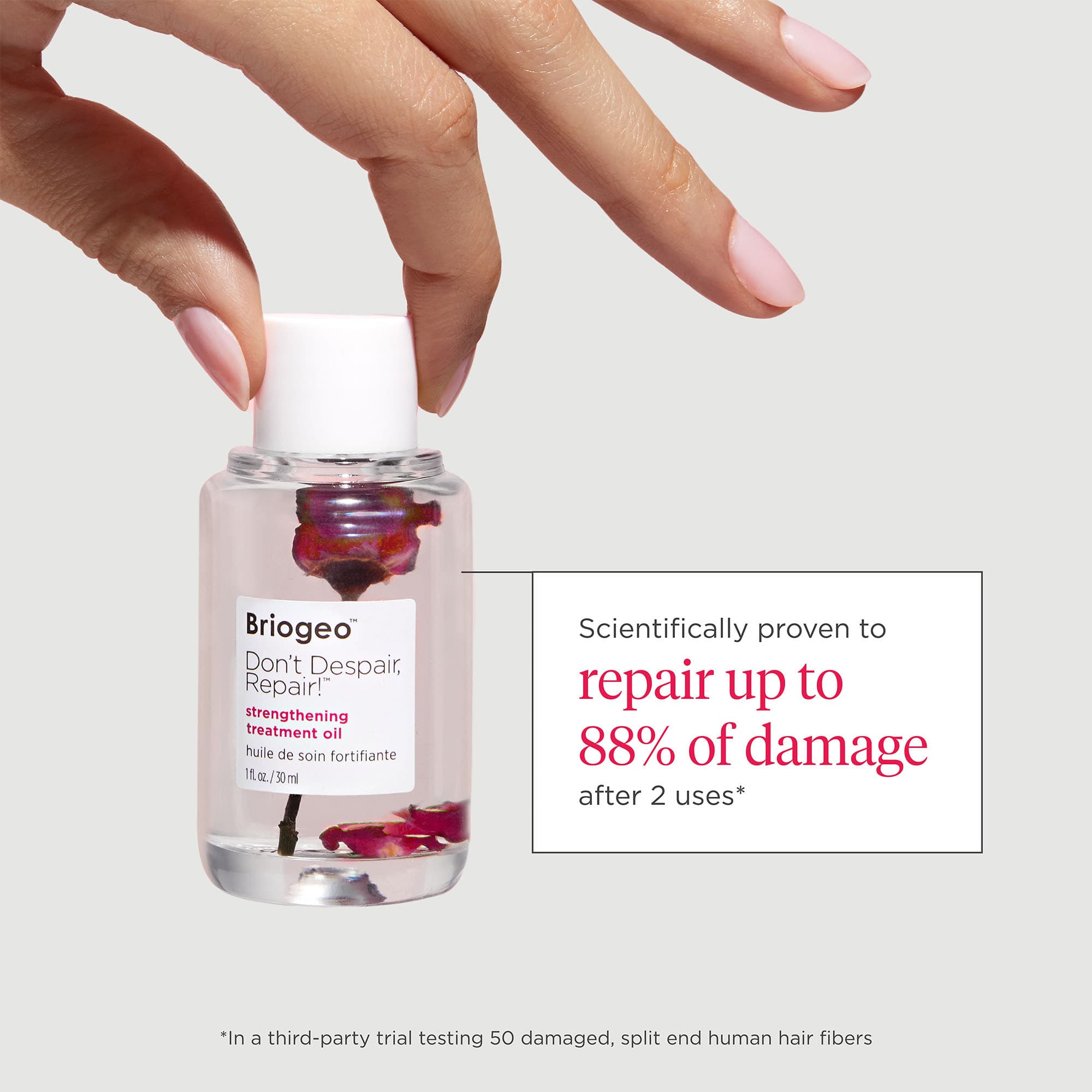 Briogeo Don't Despair, Repair! Strengthening Treatment Hair Oil 30 ml - produktbild 3