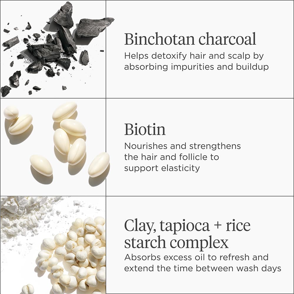 Briogeo Scalp Revival Charcoal + Biotin Dry Schampo 50 ml 3